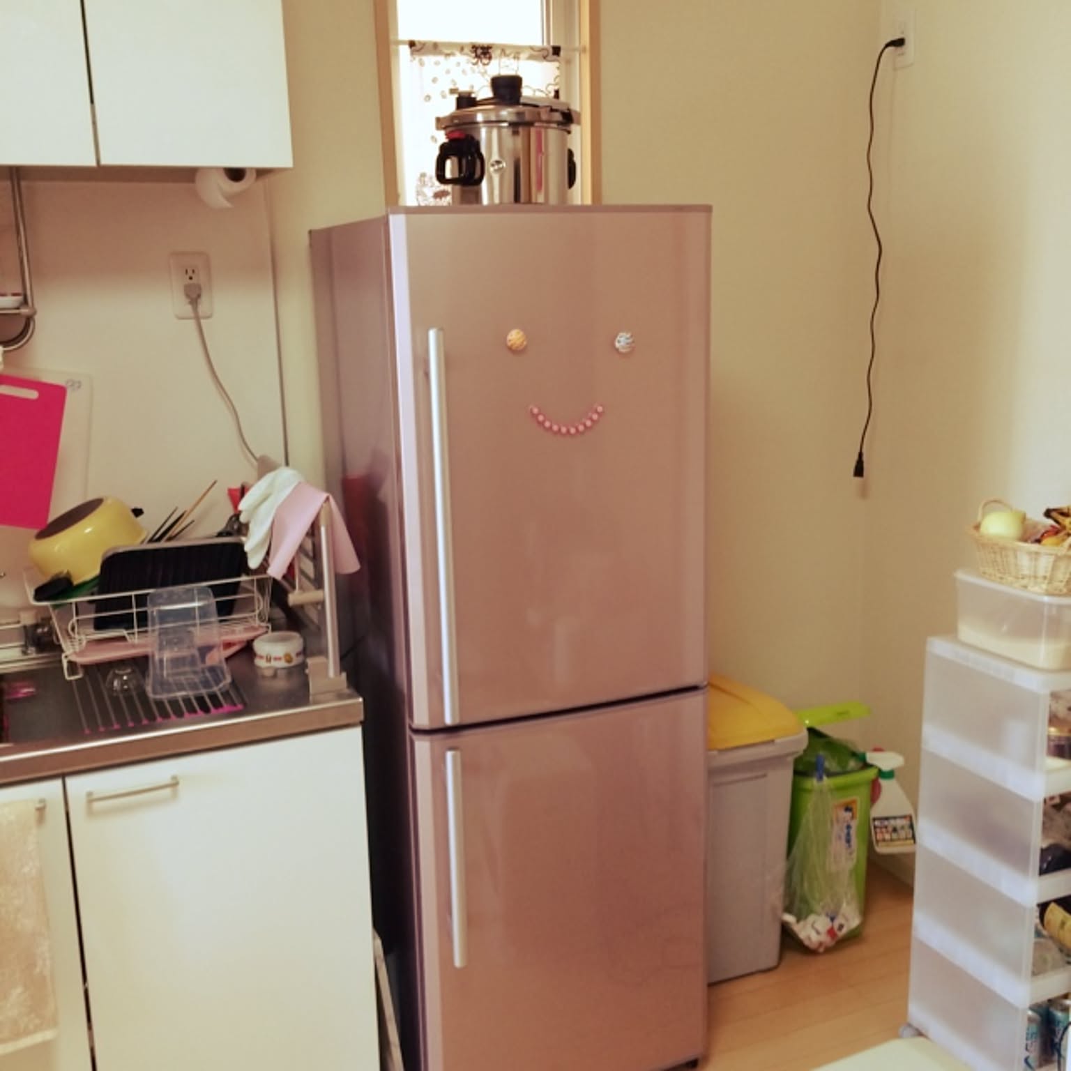 ピンク冷蔵庫のおすすめ商品とおしゃれな実例 ｜ RoomClip（ルーム