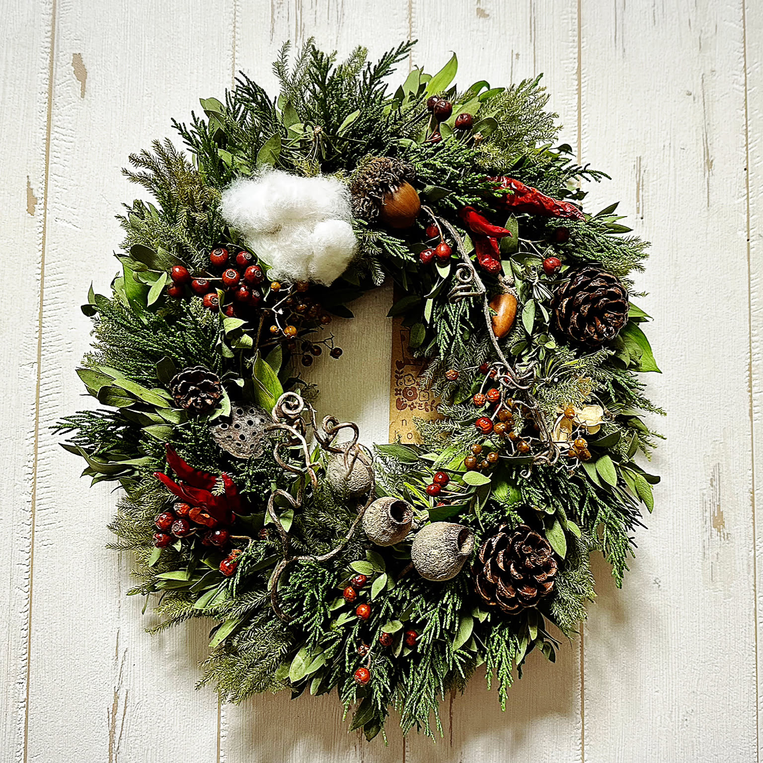 アーティフィシャル♡ ぶどうのオーバルリース