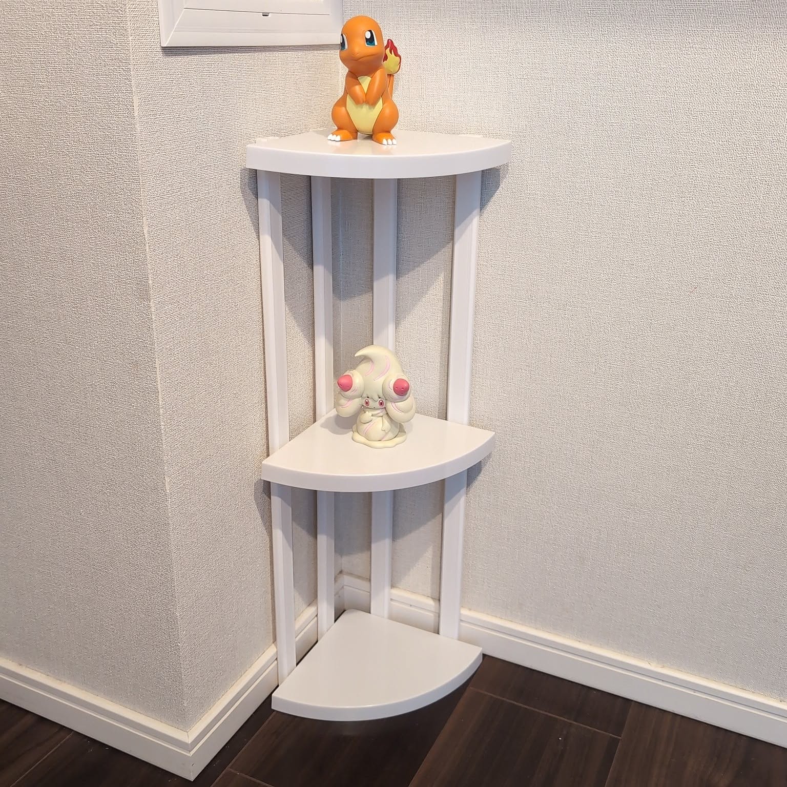 EEK109 神戸家具 コロニーハウス コーナーシェルフ 飾り棚