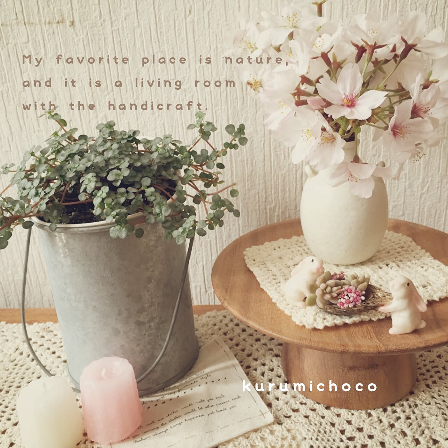 一点物 桜 無垢材 一輪挿し 木工オブジェ 店舗什器 カフェ ドライフラワー 21c4a4c7268533057a572283401265