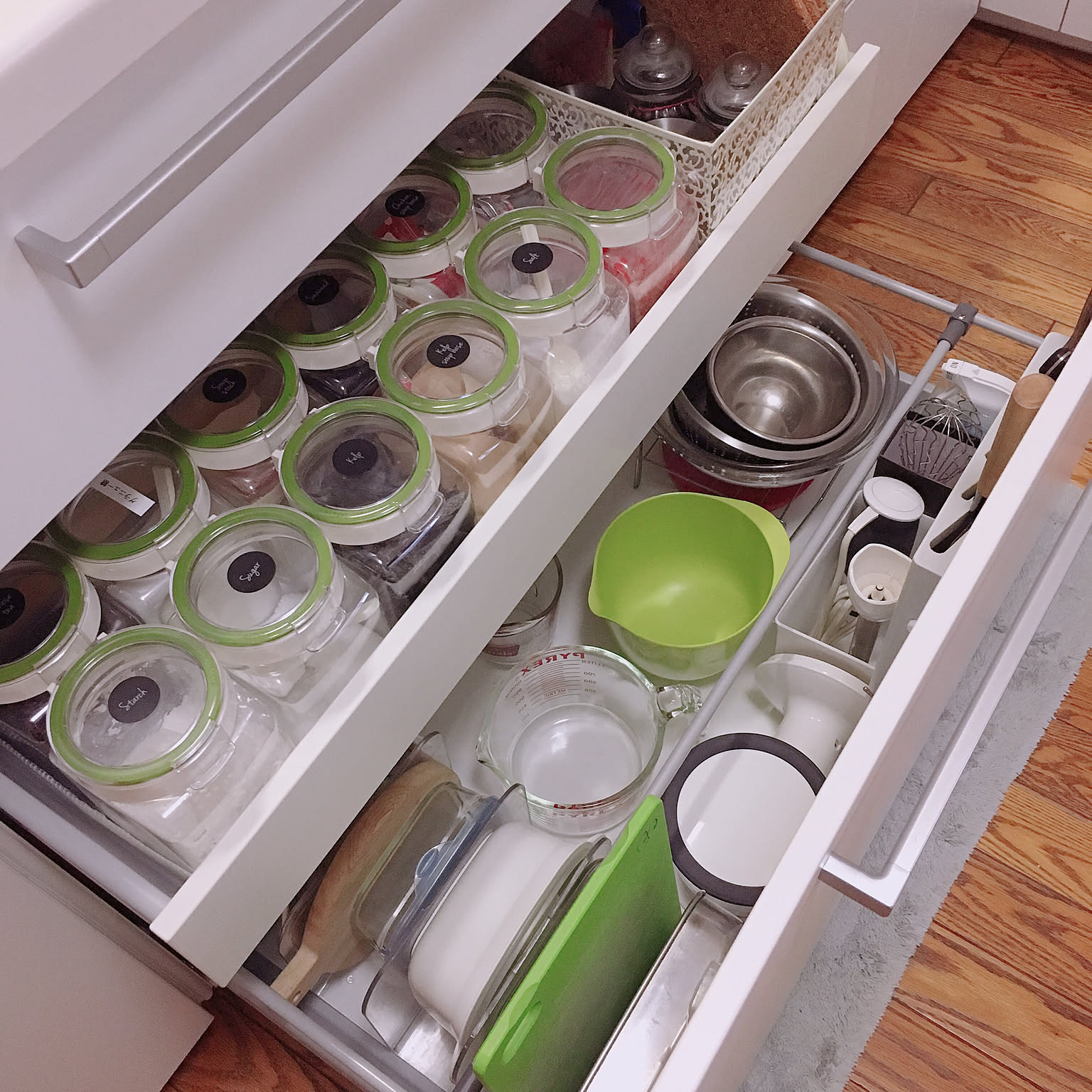 キッチン収納　下部分 ヨシカワ シンク下収納 シンク下スライド収納 2段 幅20cm （ シンク下