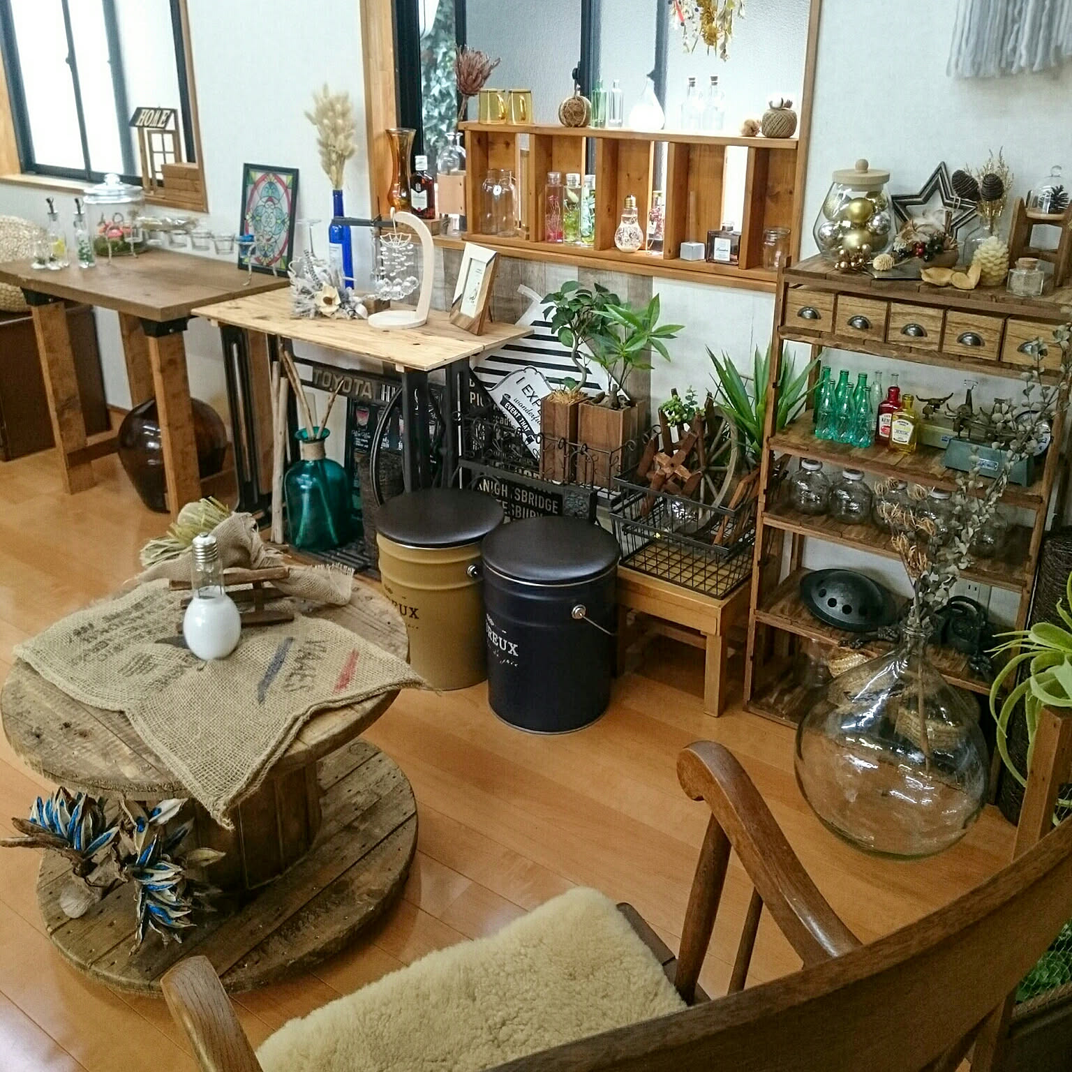 ケーブルドラムリメイク　椅子おまけ DIY用】ケーブルドラム型チェア PARTS KIT | KIIISAND.