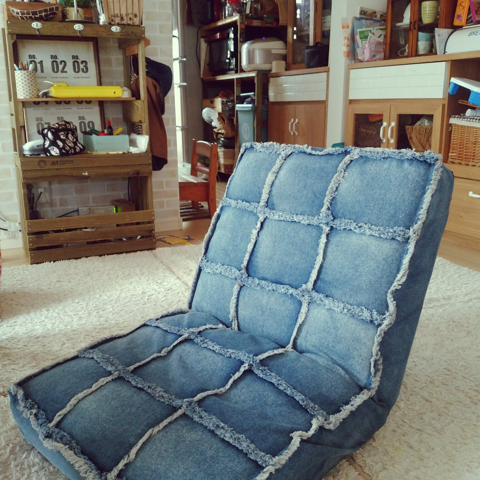 BasShu デニム座椅子 COMPACT ZAISU / DENIM BL【専用カバー】 – BasShu Online Store