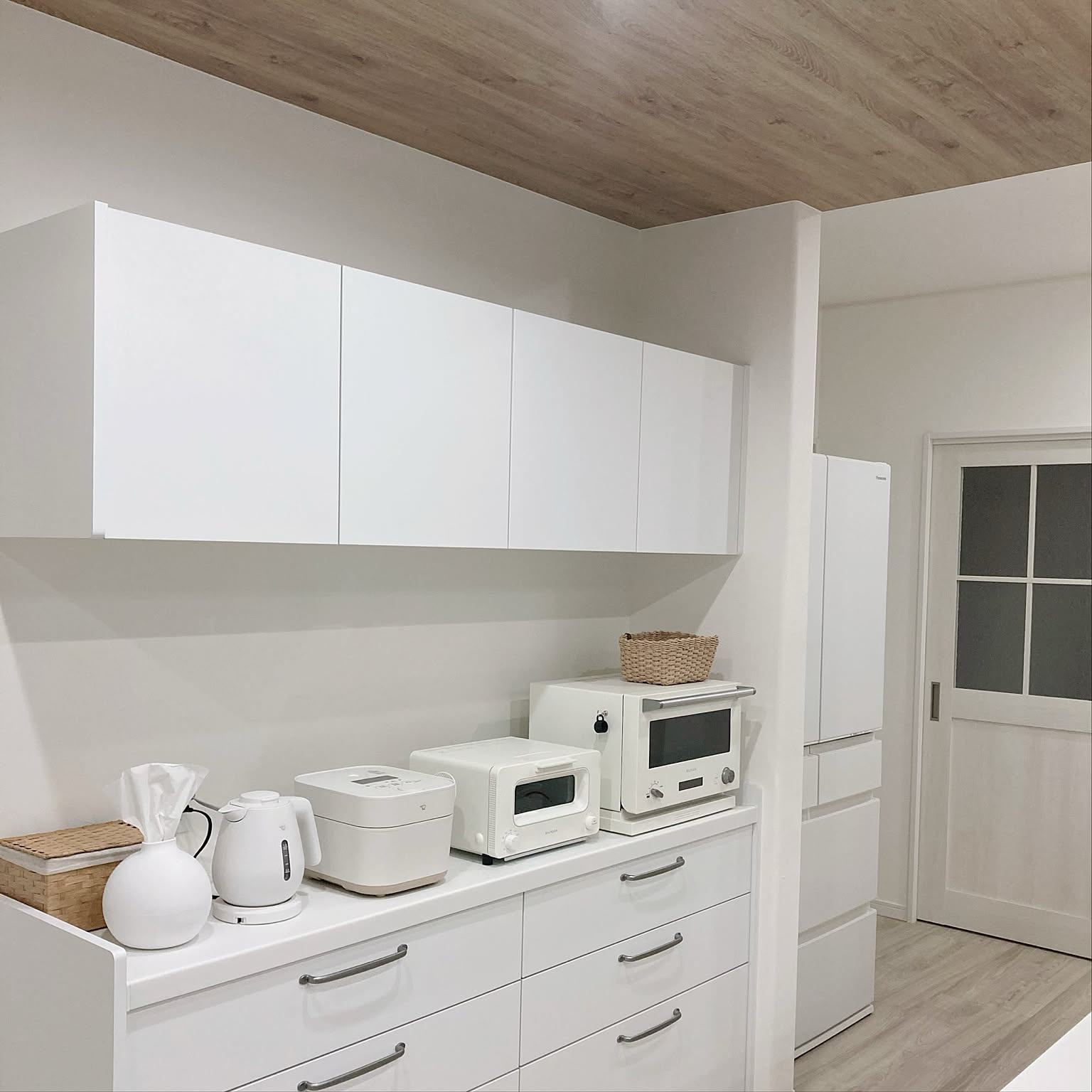 白いキッチン家電セット