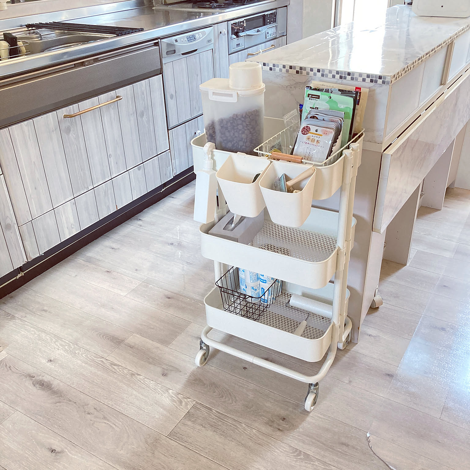 キッチン/無印良品/ステンレスユニットシェルフ/ステンレスユニット