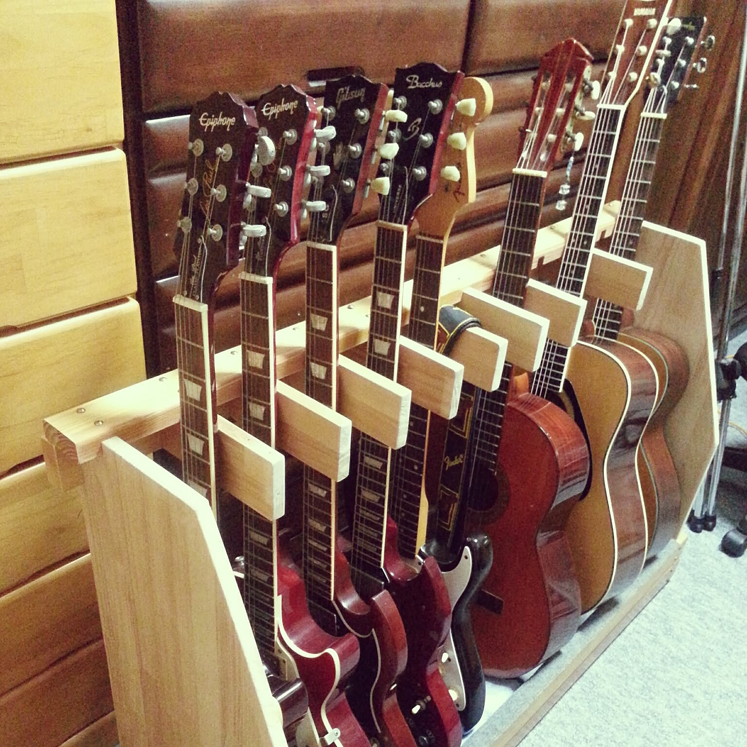 棚 ギタースタンドのインテリア実例 ｜ RoomClip（ルームクリップ）
