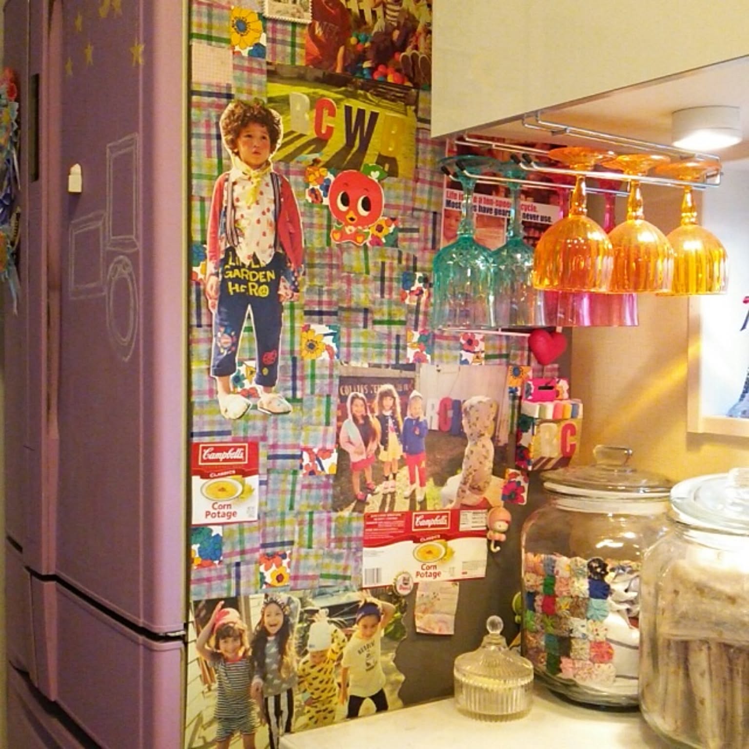 壁をデコパージュのインテリア実例 ｜ RoomClip（ルームクリップ）