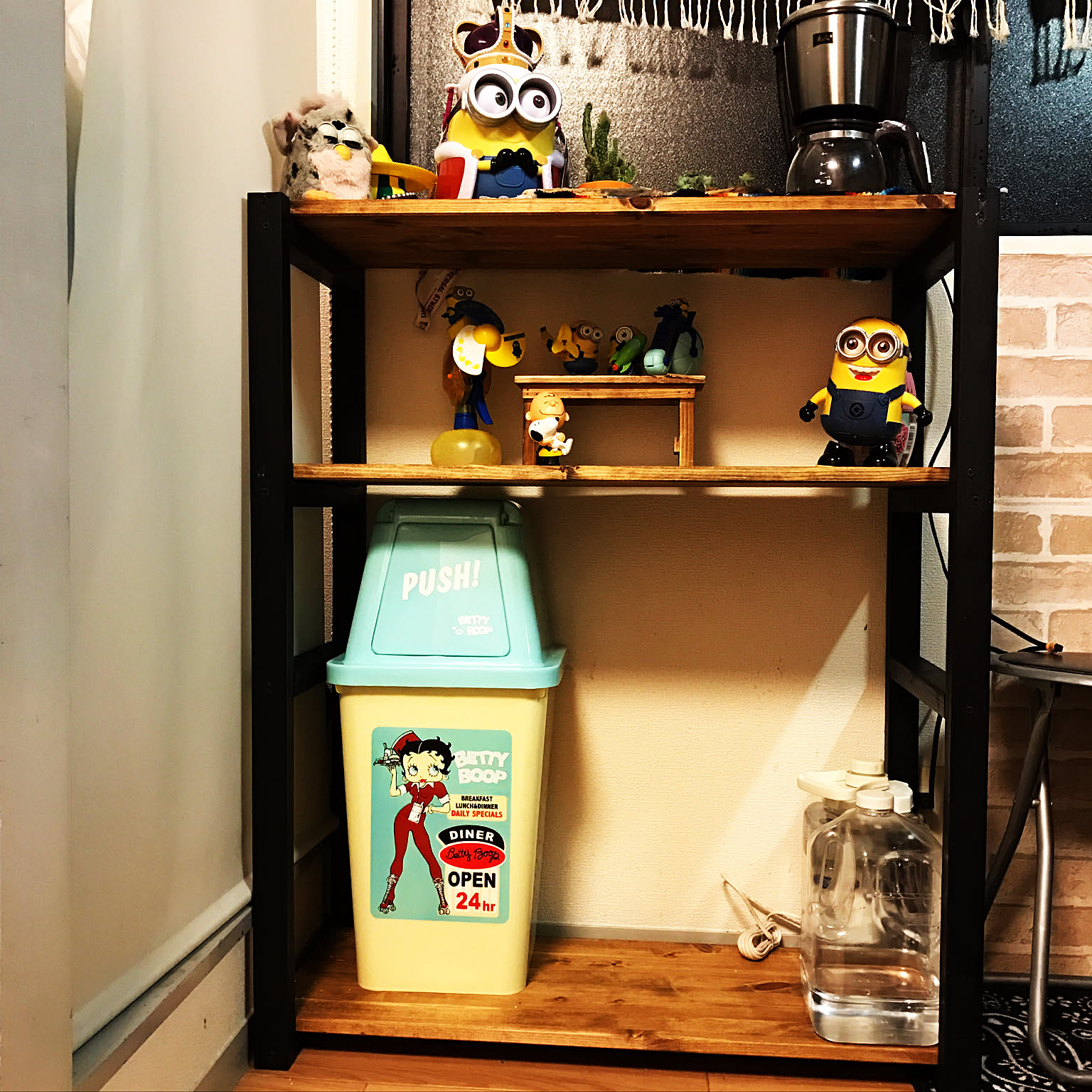 アメリカン☆★コンテナ風ダストボックスミディアム✨ハンドメイド アメリカンコンテナ風ダストボックスミディアム✨ハンドメイド