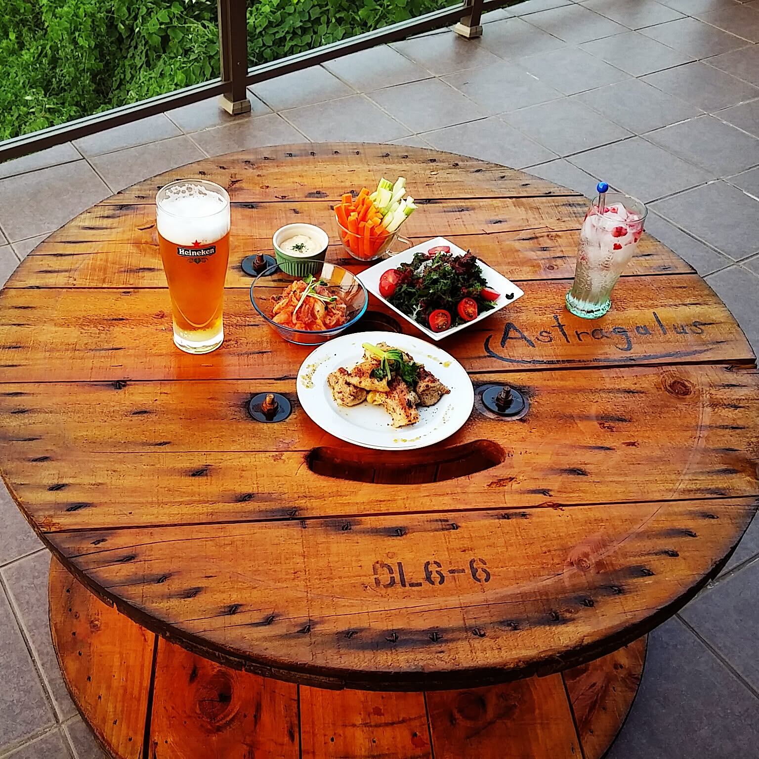 引き取り限定】直径97ｾﾝﾁ 電線ドラム ケーブルドラム ガーデニング