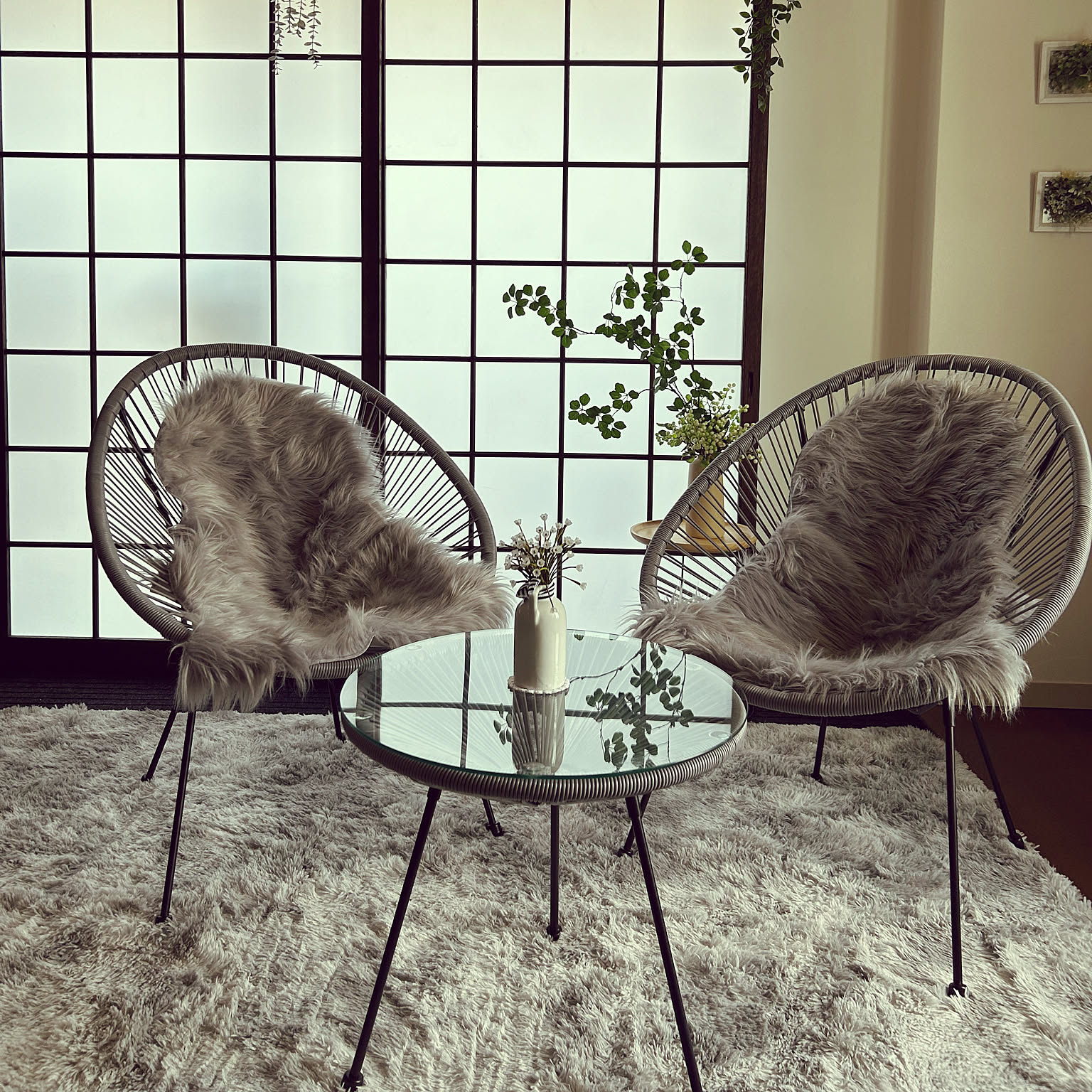 うさぎ様専用⭐フランフラン・コムンチェア2脚 上品でクラシカルな