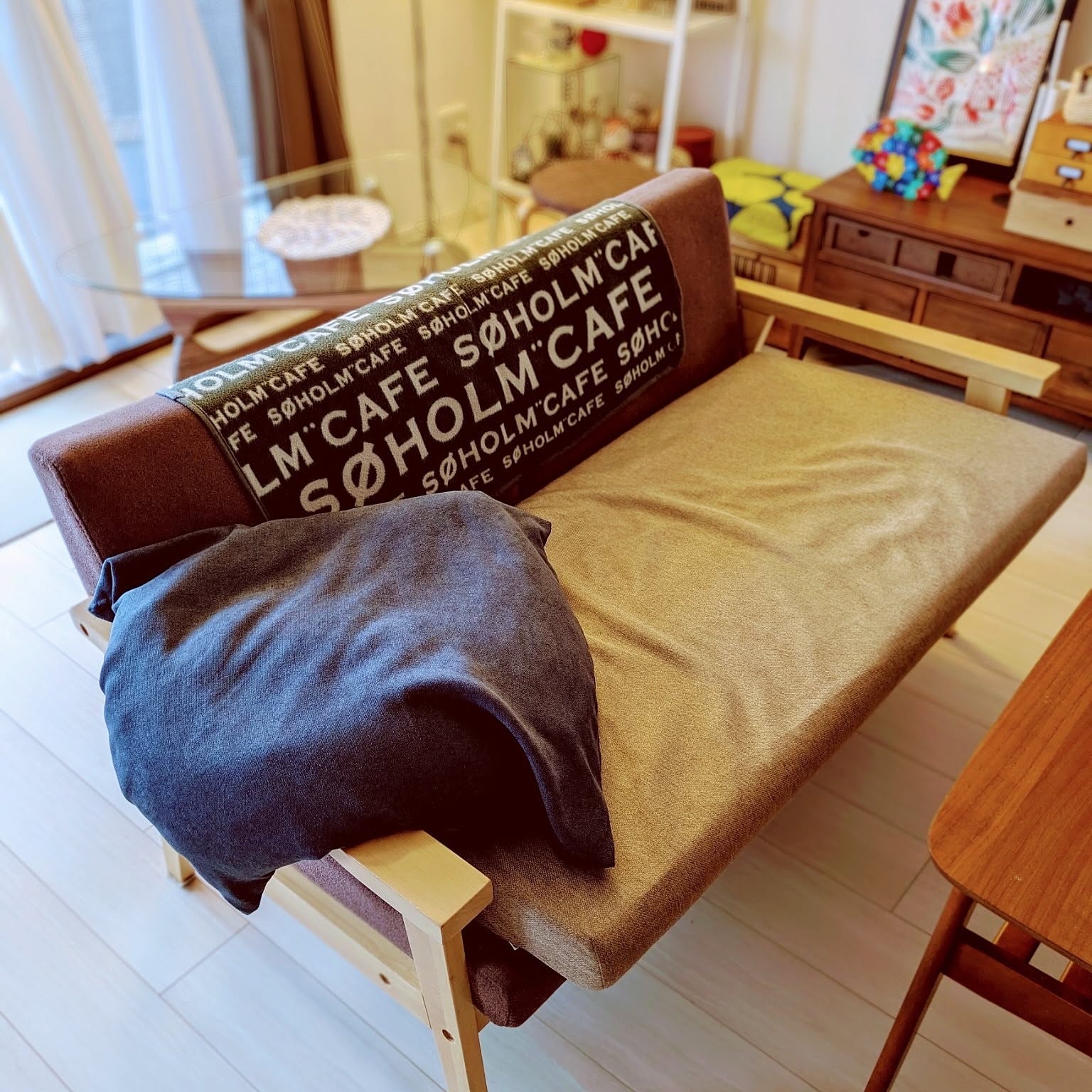 美品】インザルーム ソファ 北欧風デザイン 美品】インザルームソファ