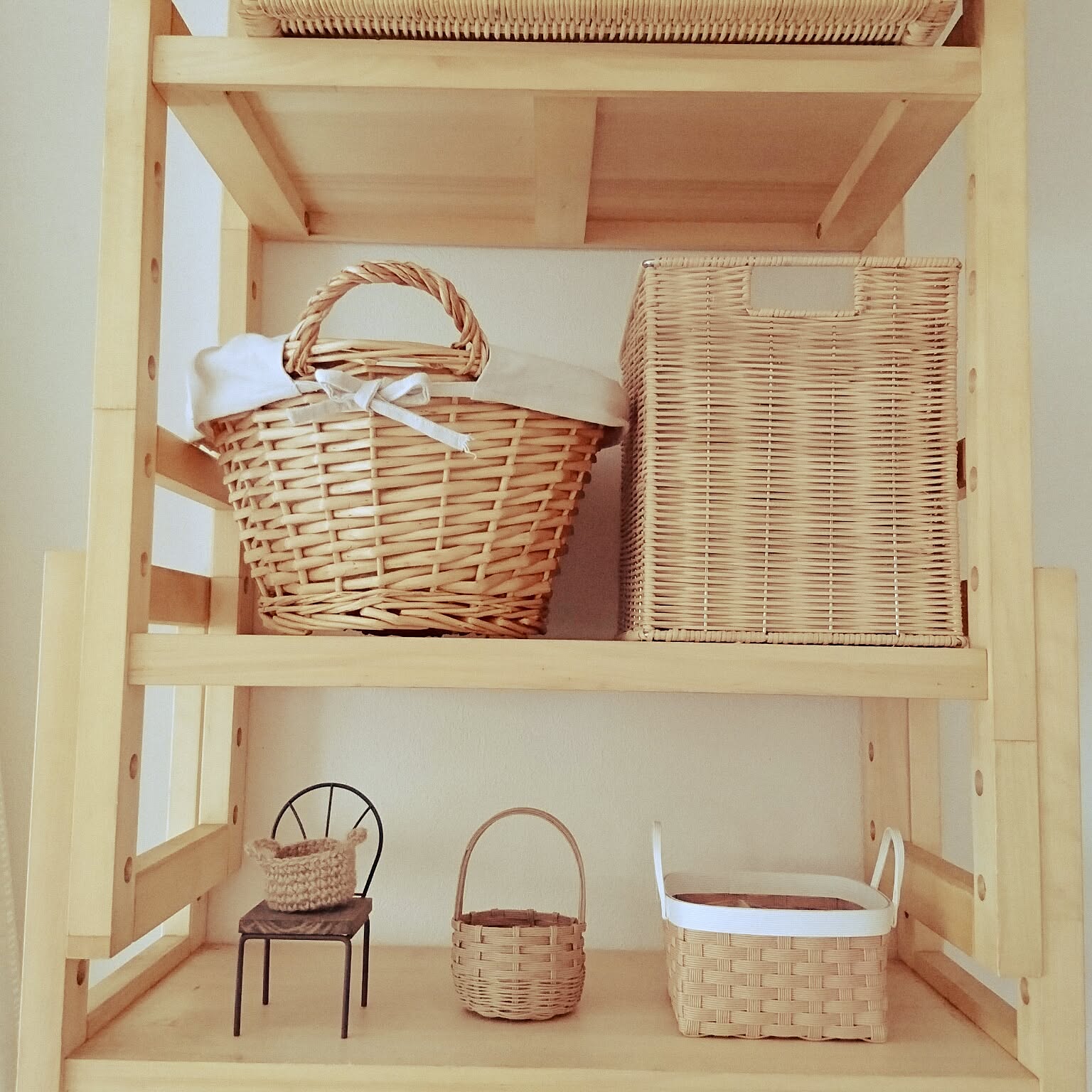 エコクラフト　キッチン収納かご　オーダー可 2e5f08d14a8dd4c815857653eec66a