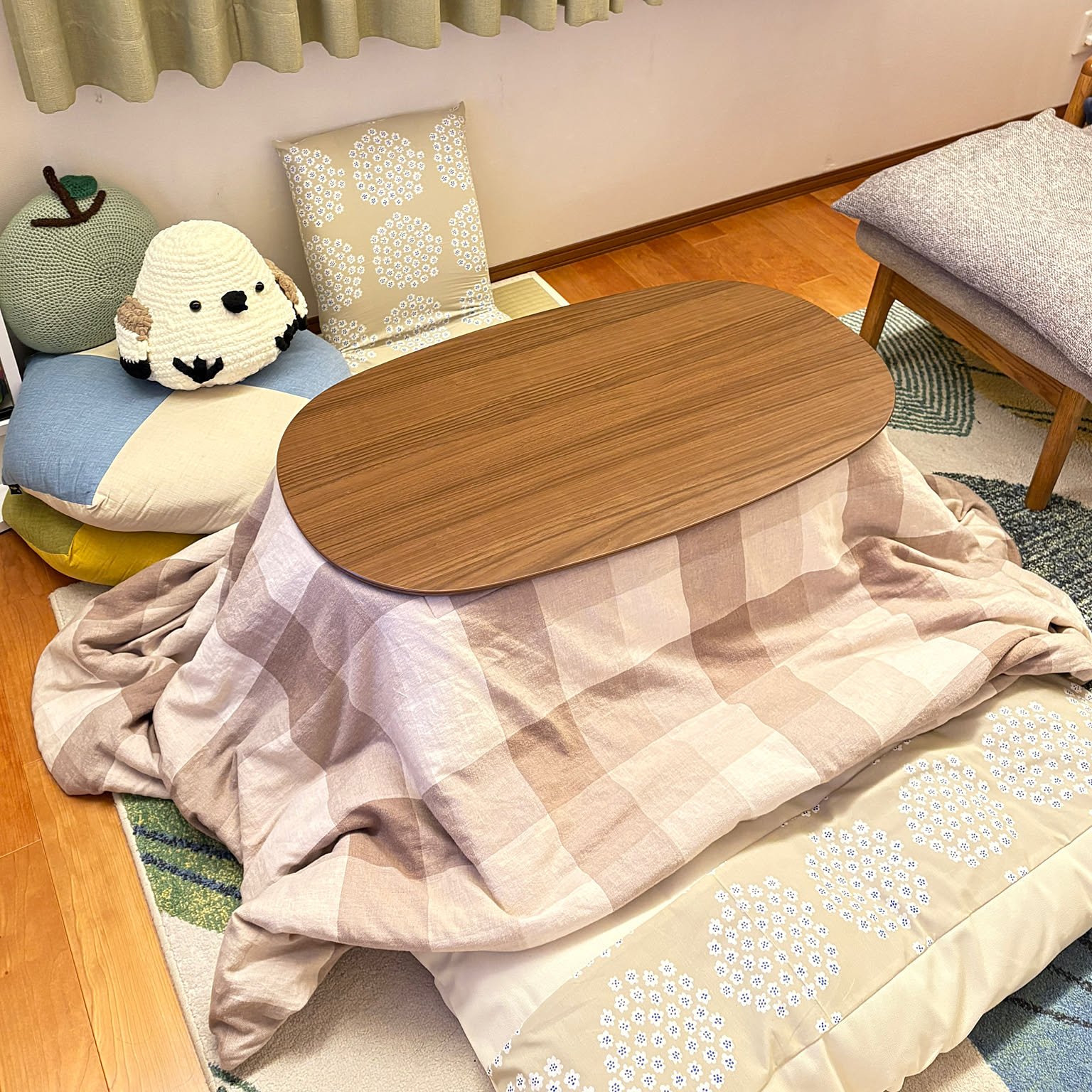 手作りこたつカバーのおすすめ商品とおしゃれな実例 ｜ RoomClip