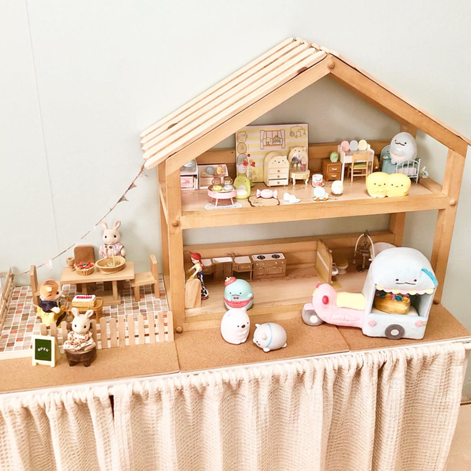 カントリー ドールハウスのおしゃれなインテリア・部屋・家具の カントリー ドールハウスのおしゃれなインテリア・部屋・家具の