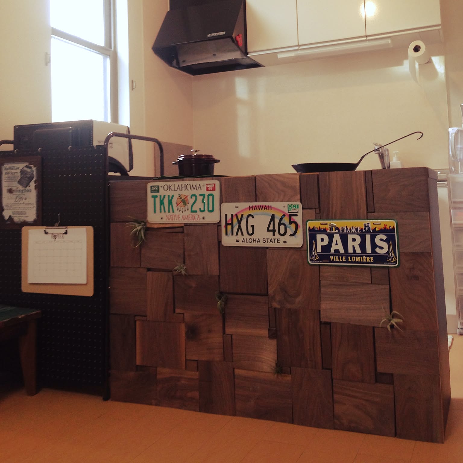 マスターウォール 端材のおしゃれなアレンジ・飾り方のインテリア実例