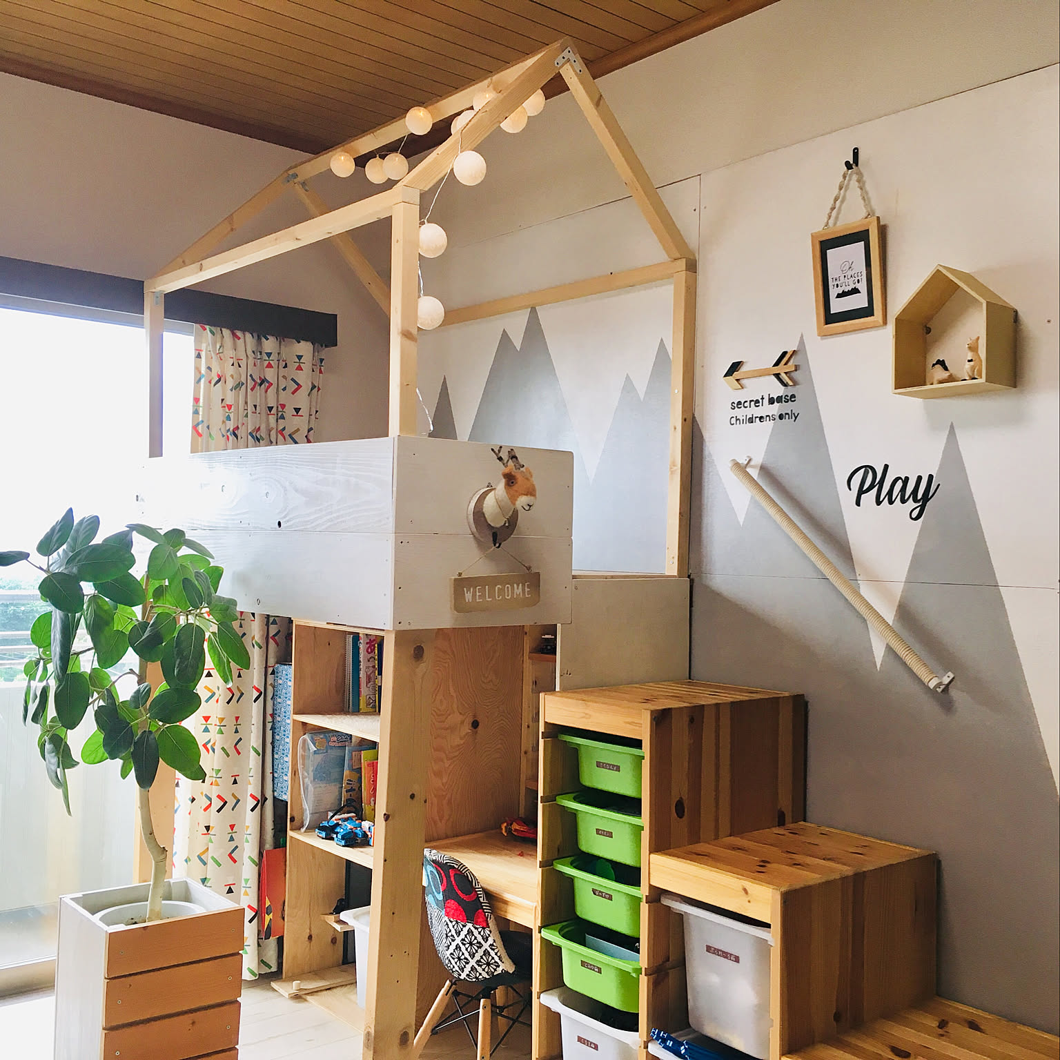 賃貸DIY 秘密基地DIYのインテリア・手作りの実例 ｜ RoomClip（ルーム