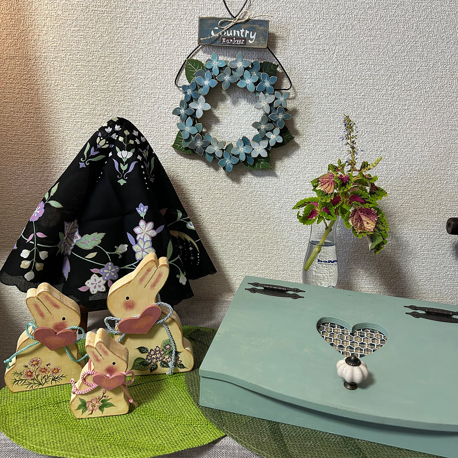 壁/天井 トールペイント手描きのインテリア実例 ｜ RoomClip（ルーム