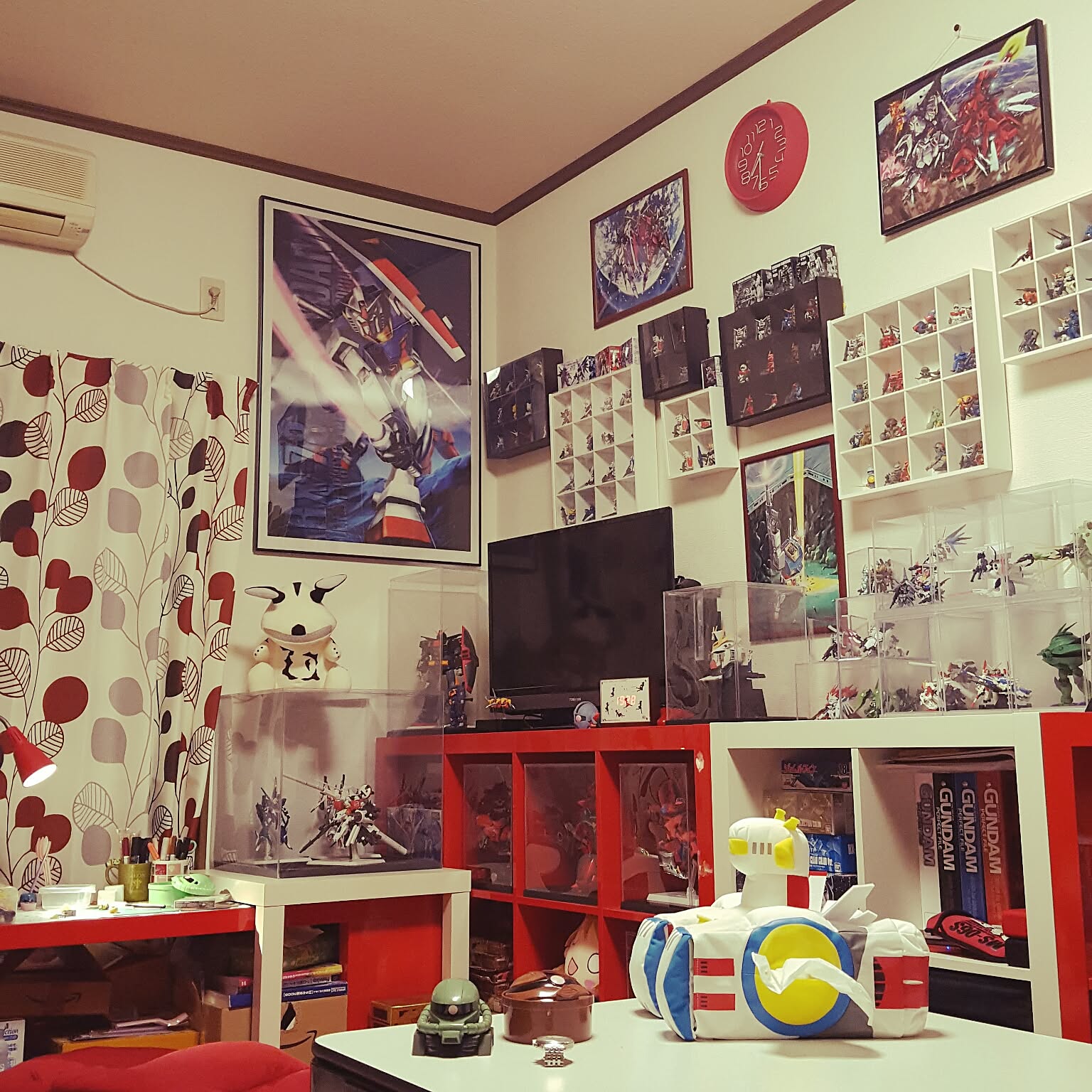 部屋全体/アニメ/ガンダム/ひとり暮らしをとことん楽しむ！/オタク