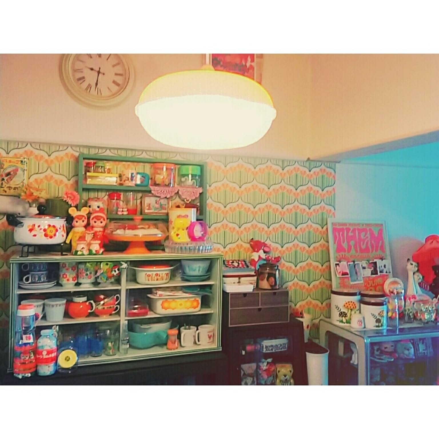 昭和レトロ家具　レトロポップなゆりかご 30dc54982dacac84fecfe23b80076c