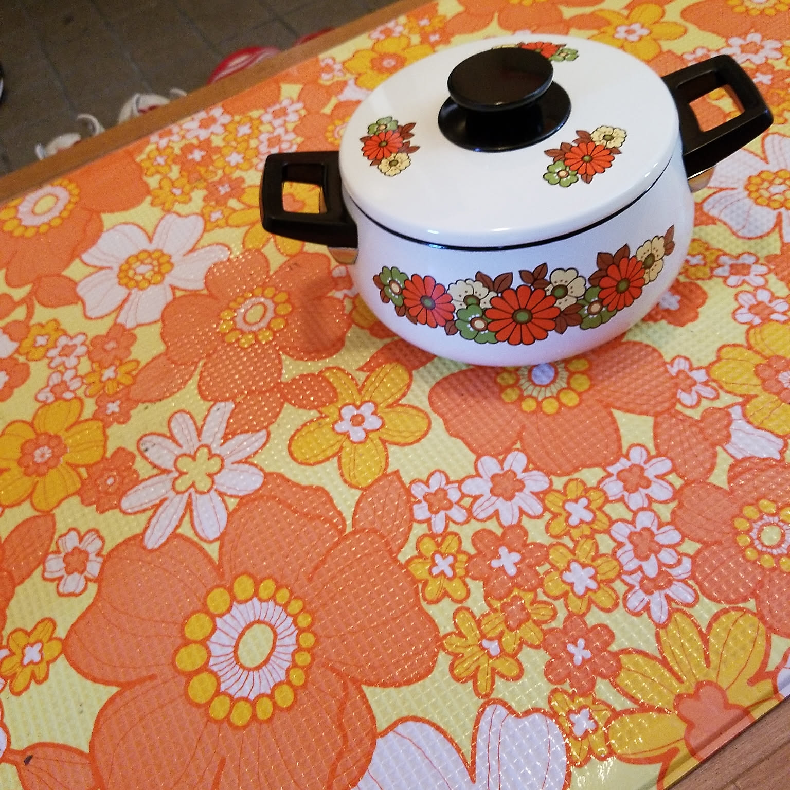キッチン/花柄/レトロ/昭和レトロな物/昭和レトロ大好きなどの