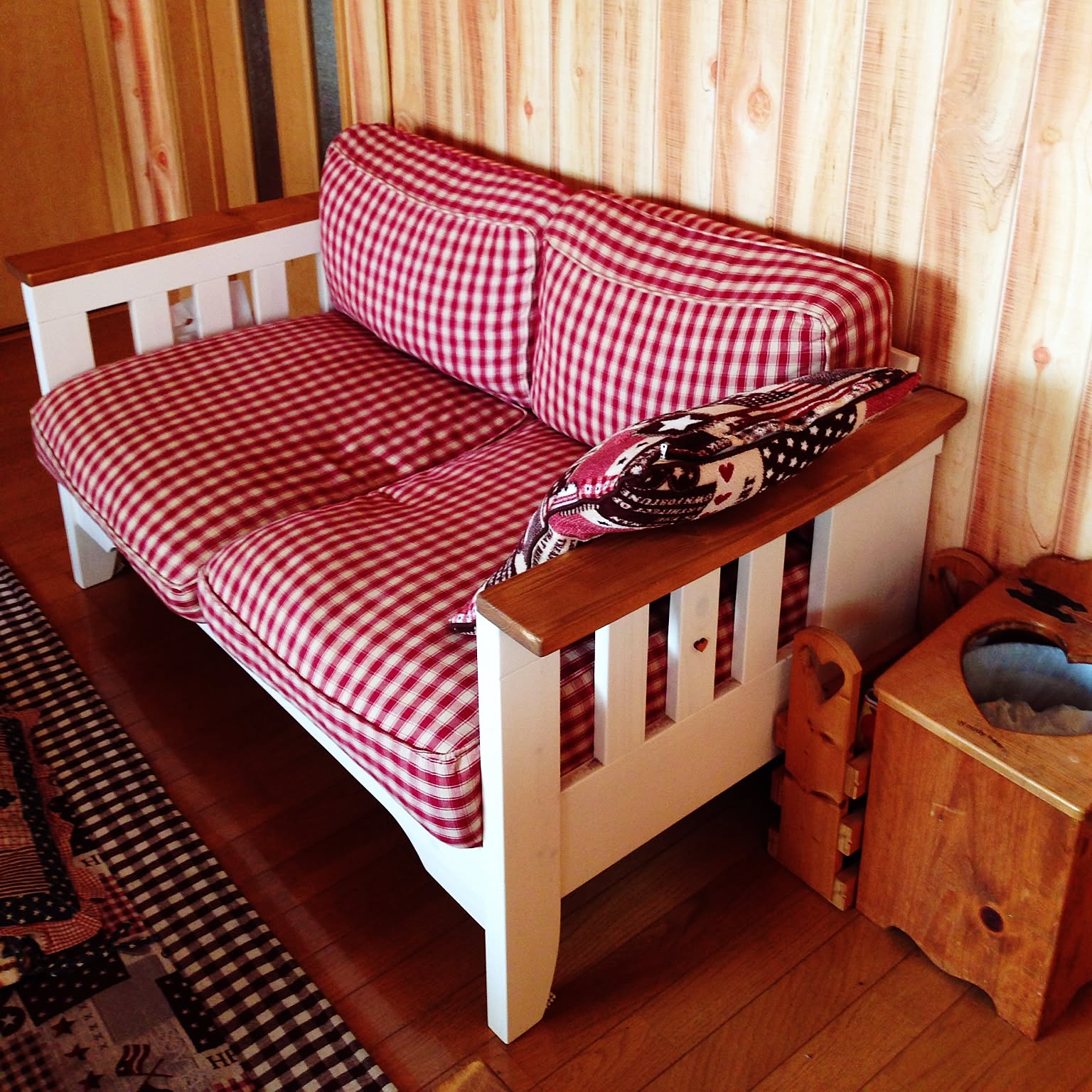 チェック柄ソファのおすすめ商品とおしゃれな実例 ｜ RoomClip（ルーム