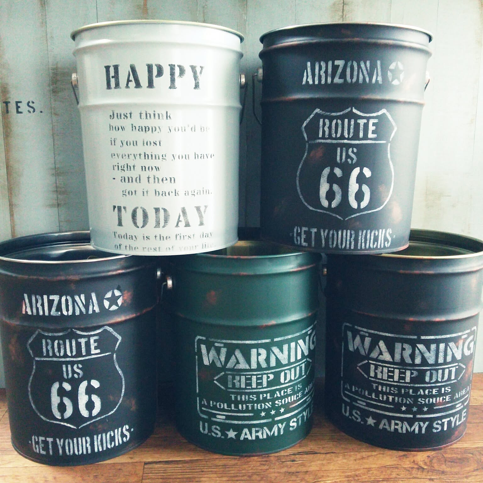 リメイク缶 オイル缶デザインボード