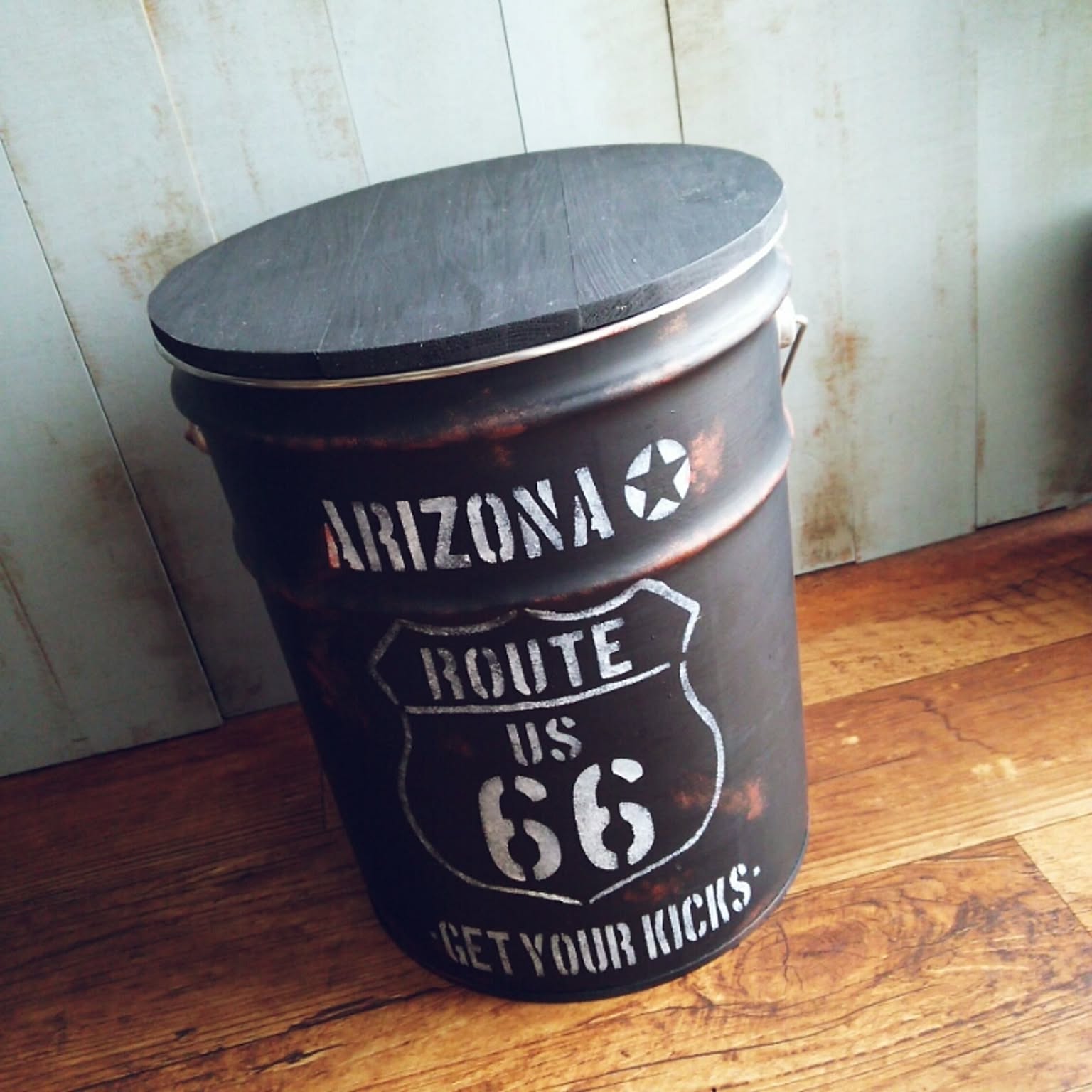 リメイク缶　デザインボード蓋型 リメイク缶デザインボード蓋型