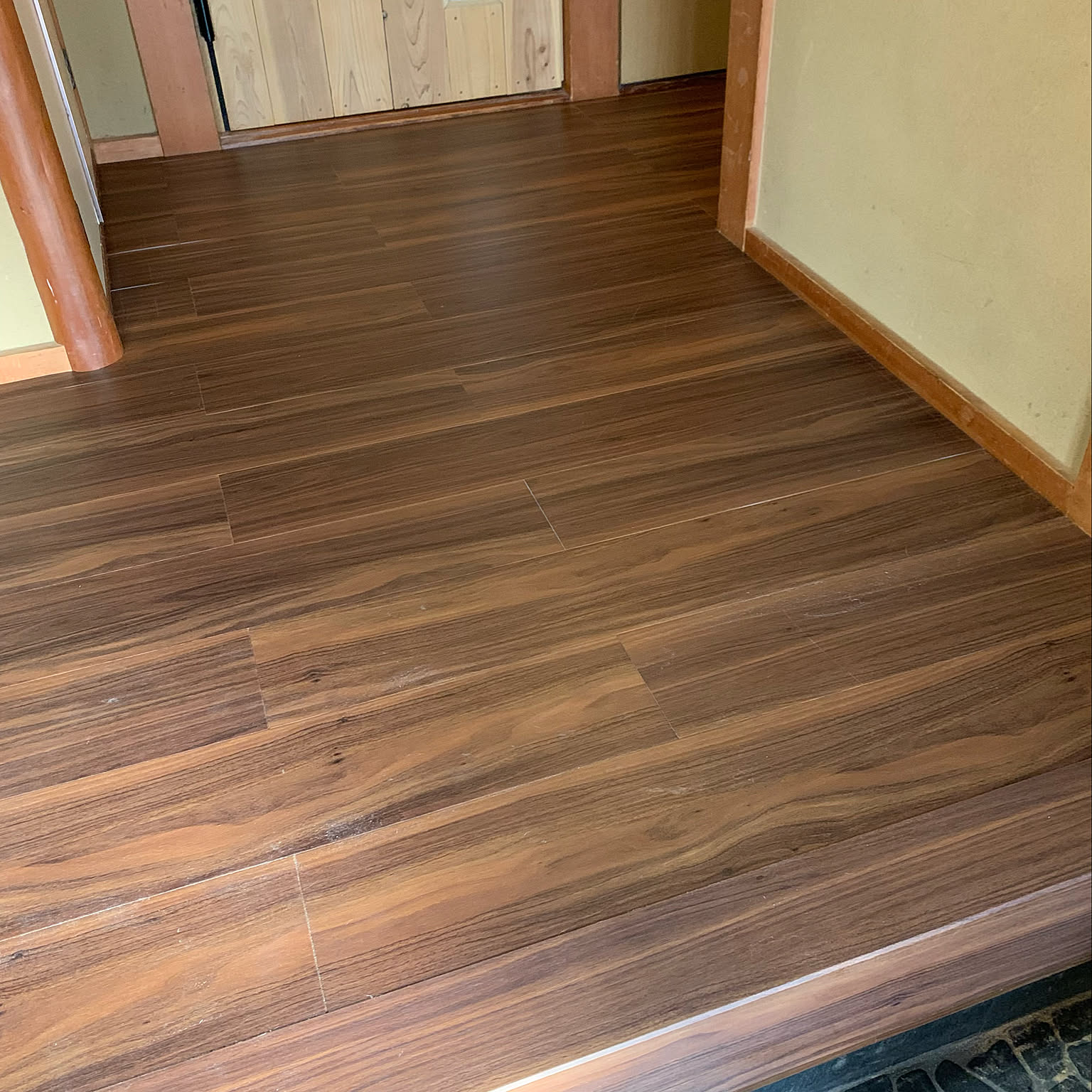 DIY] Floor tile construction Sangetsu Vintage Oak (WD1119