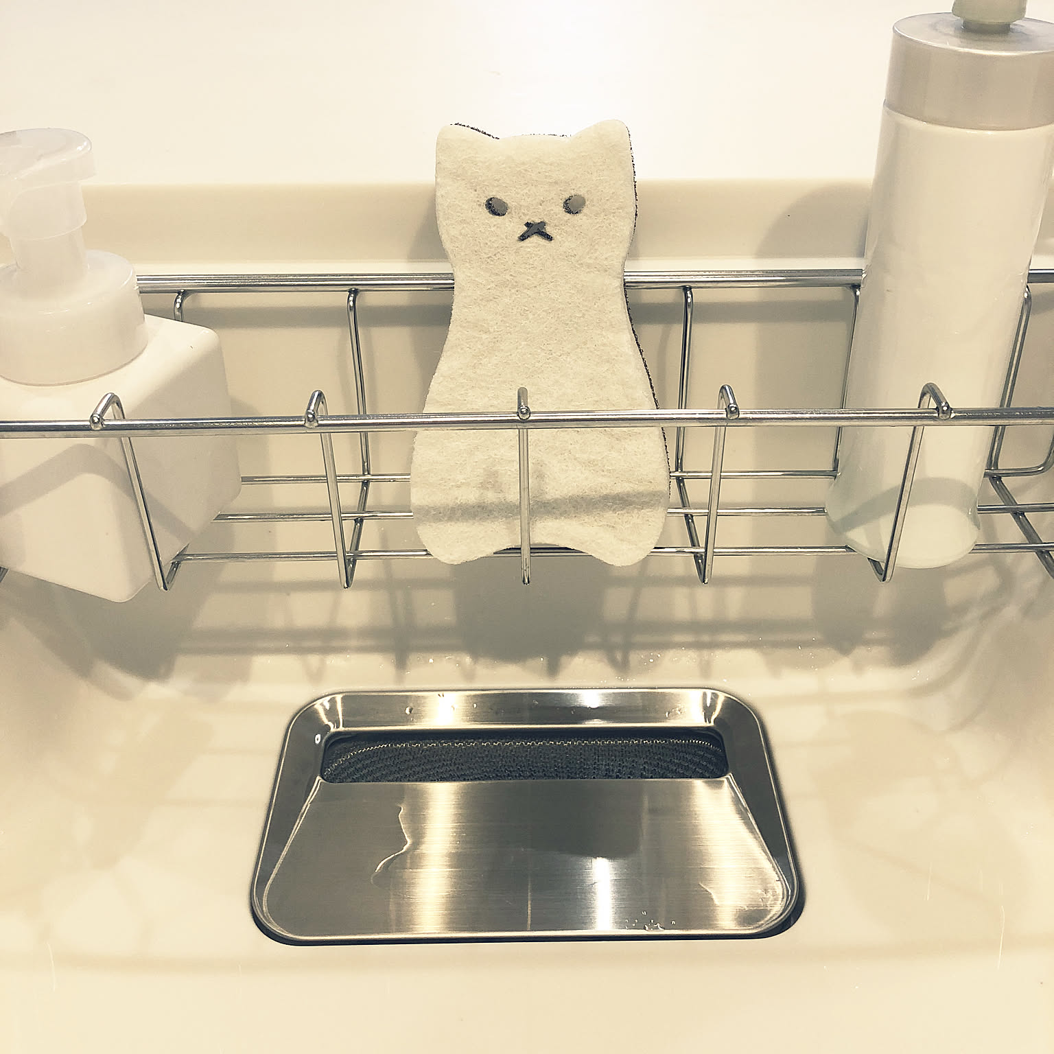 スリーコインズ スポンジ置き場の商品を使ったおしゃれなインテリア実例 ｜ RoomClip（ルームクリップ）