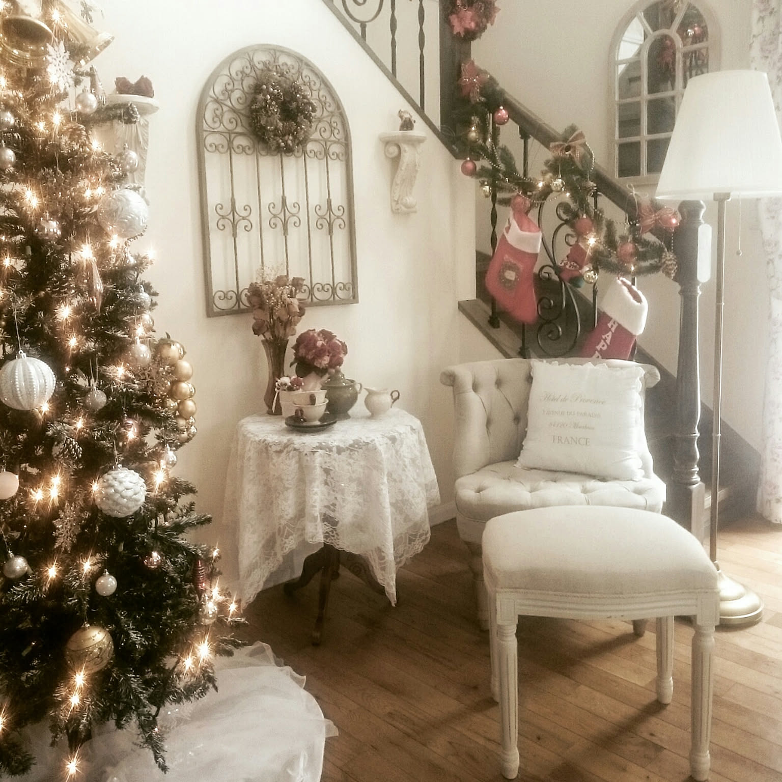 キャンドルスタンド⭐︎アンティーク調　シャビー　クリスマス キャンドルスタンド⭐︎アンティーク調 シャビー クリスマス 楽天市場