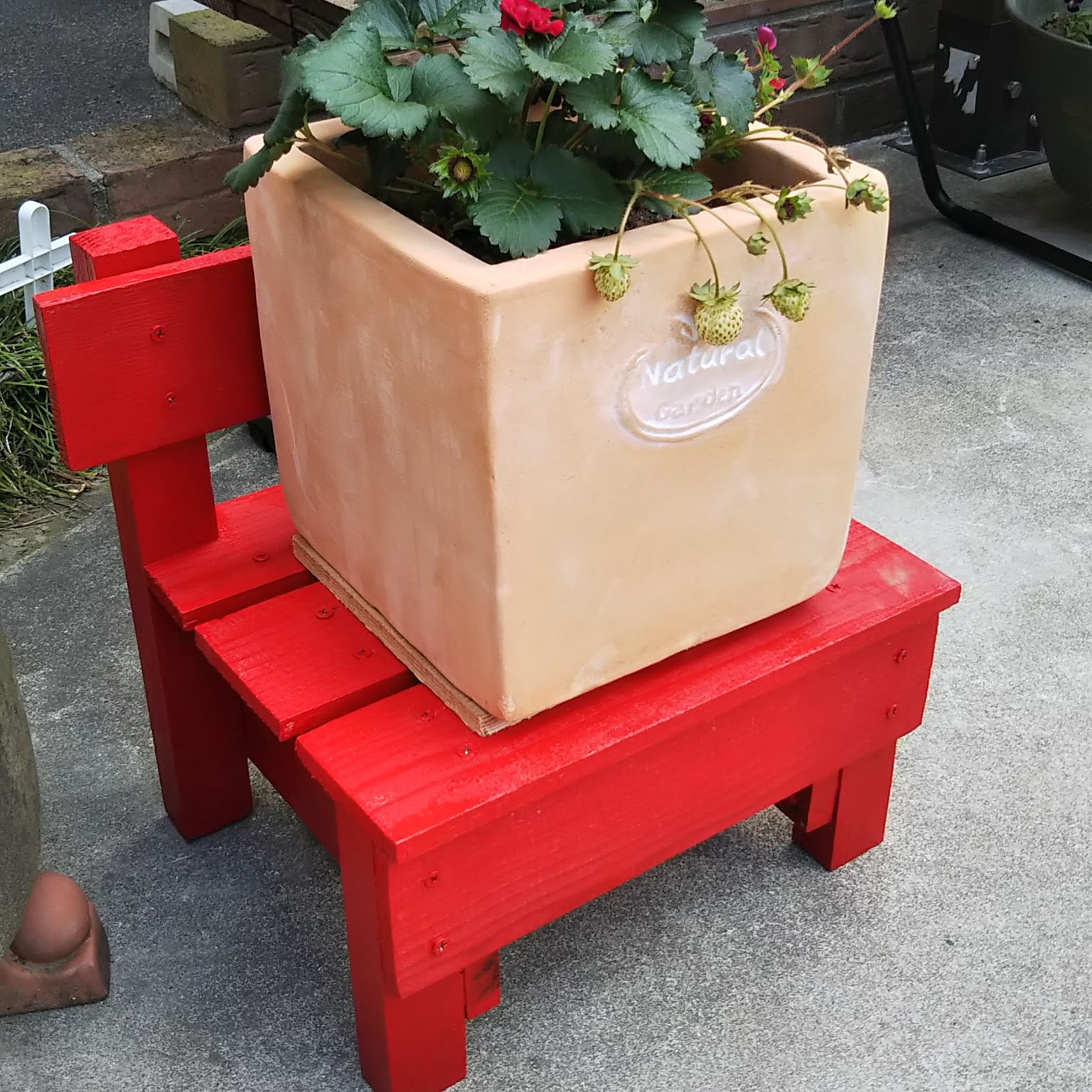 正座椅子、花台(手作り) DIY 椅子型花台のインテリア・手作りの実例 ｜ RoomClip（ルーム