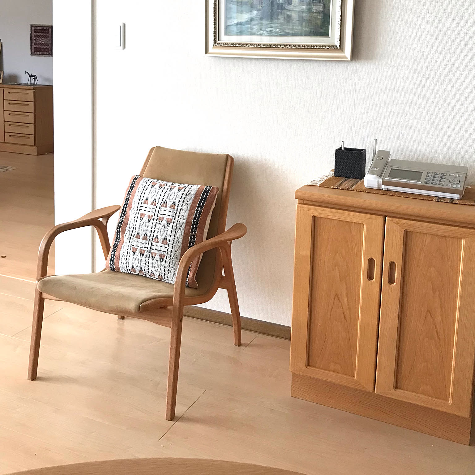 残り2点】メーベルトーコー 回転椅子 HK-0249 ブラウン 旭川家具