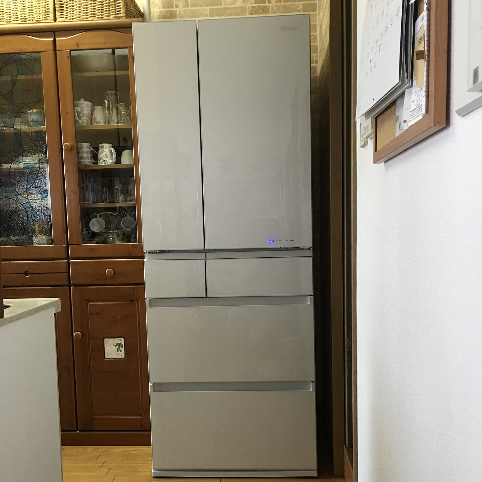 ホワイトキッチン Panasonic冷蔵庫のおすすめ商品とおしゃれな実例