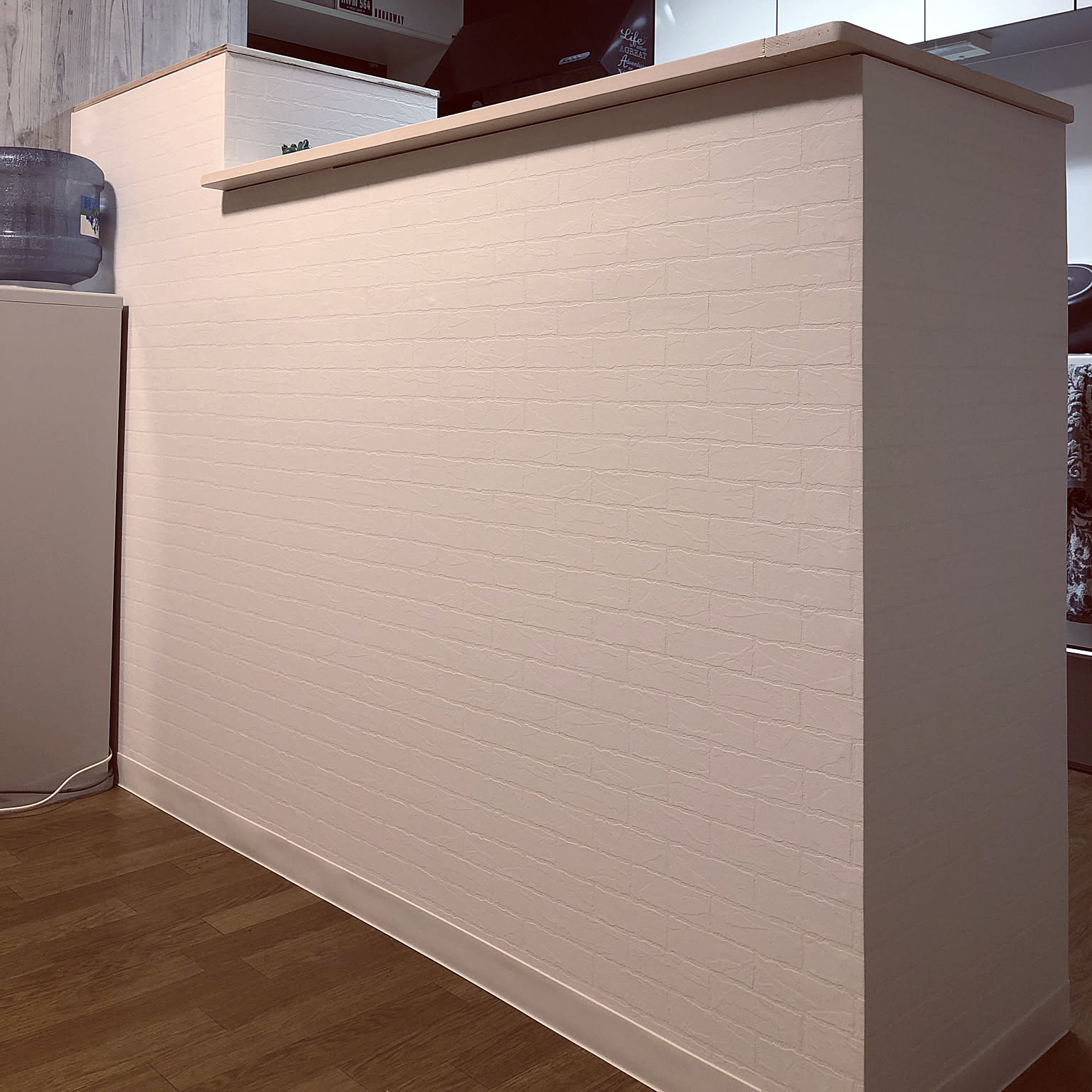 カウンターDIY ダイノックシートのインテリア・手作りの実例 カウンターDIY ダイノックシートのインテリア・手作りの実例