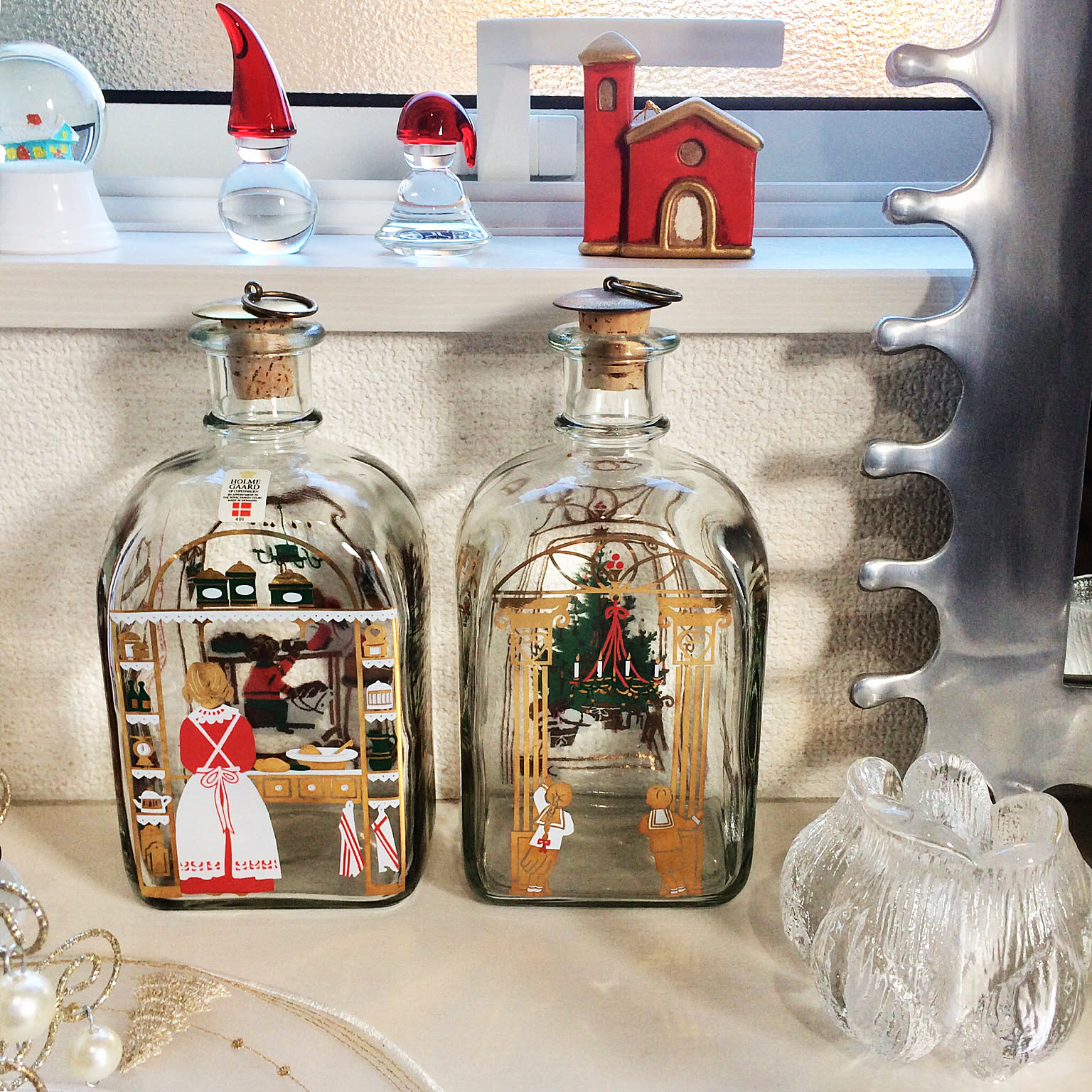 LAURA ASHLEY  ハンドメイド 瓶 デキャンタ インテリア LAURA ASHLEY ハンドメイド 瓶 デキャンタ インテリア LAURA ASHLEY