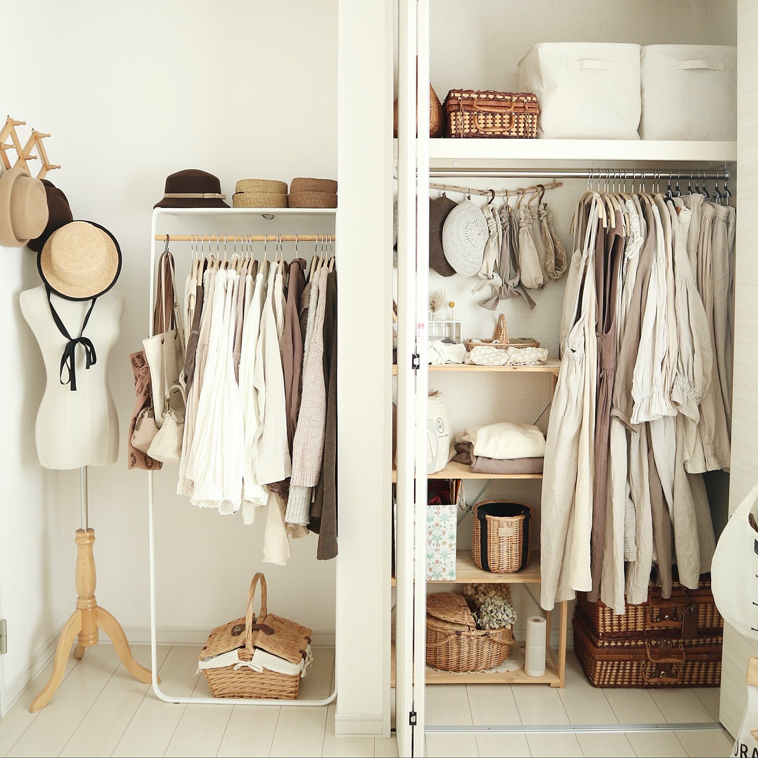 お気に入りに囲まれた暮らし/クローゼット収納/クローゼット/マイ