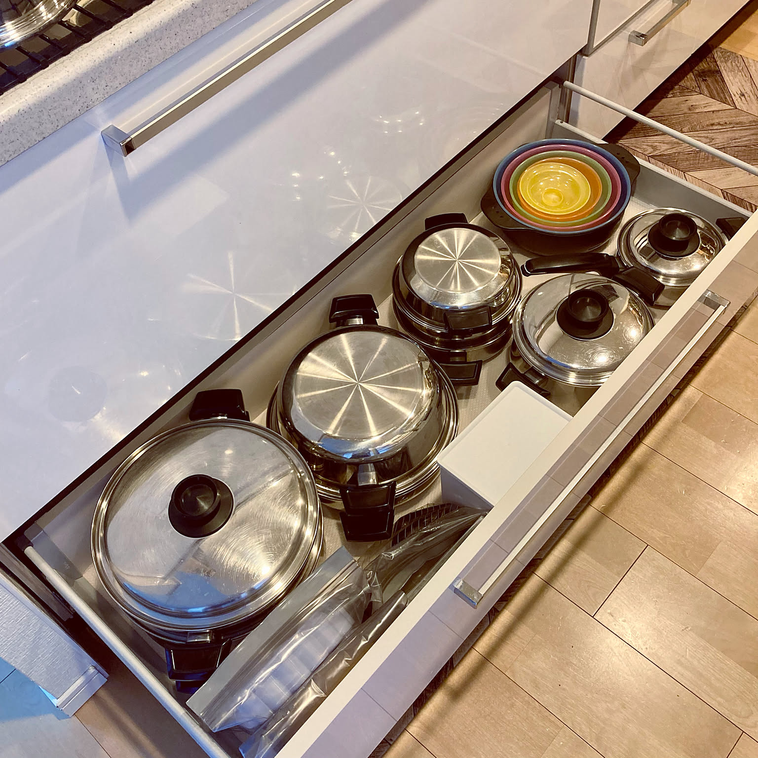 キッチン ロイヤルクイーンの鍋のおすすめ商品とおしゃれな実例