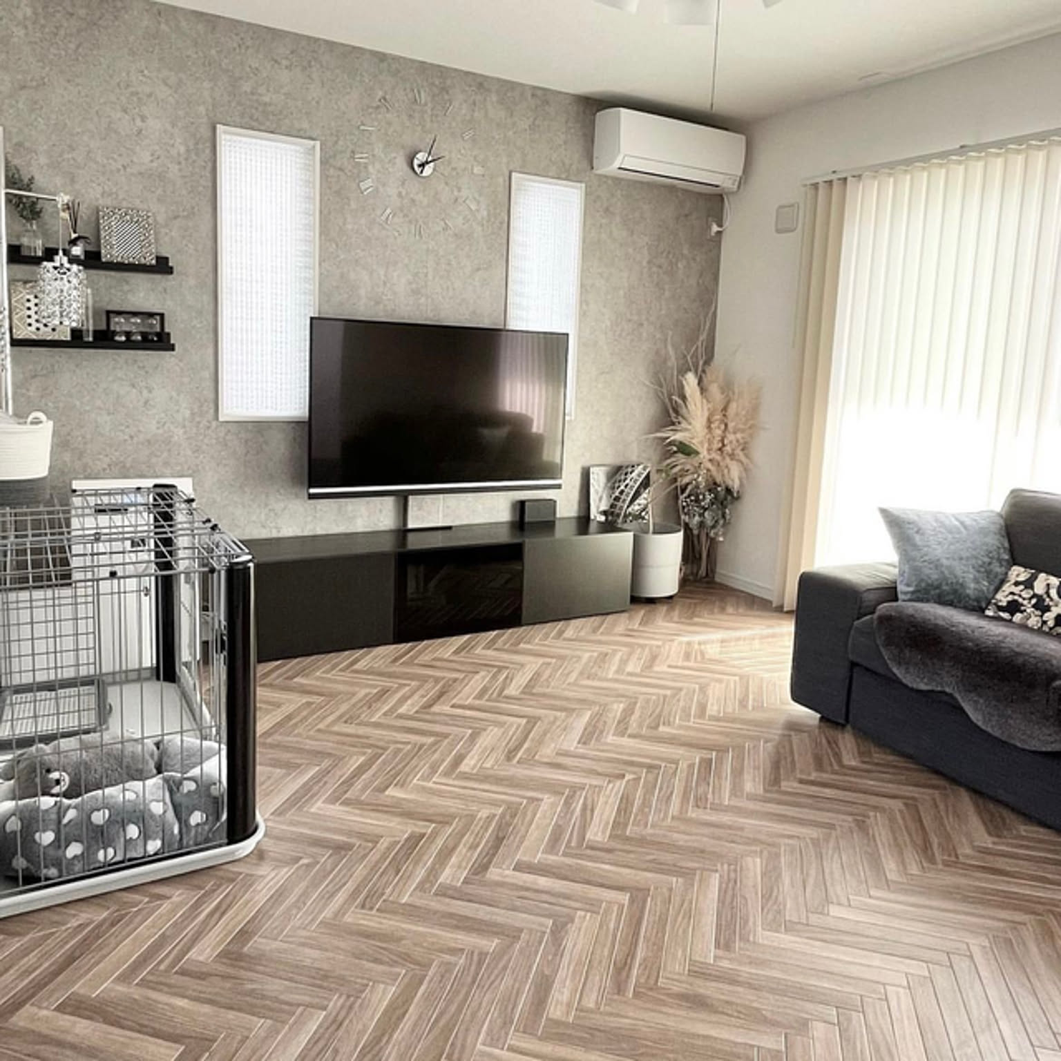 ヘリンボーンクッションフロアのおすすめ商品とおしゃれな実例