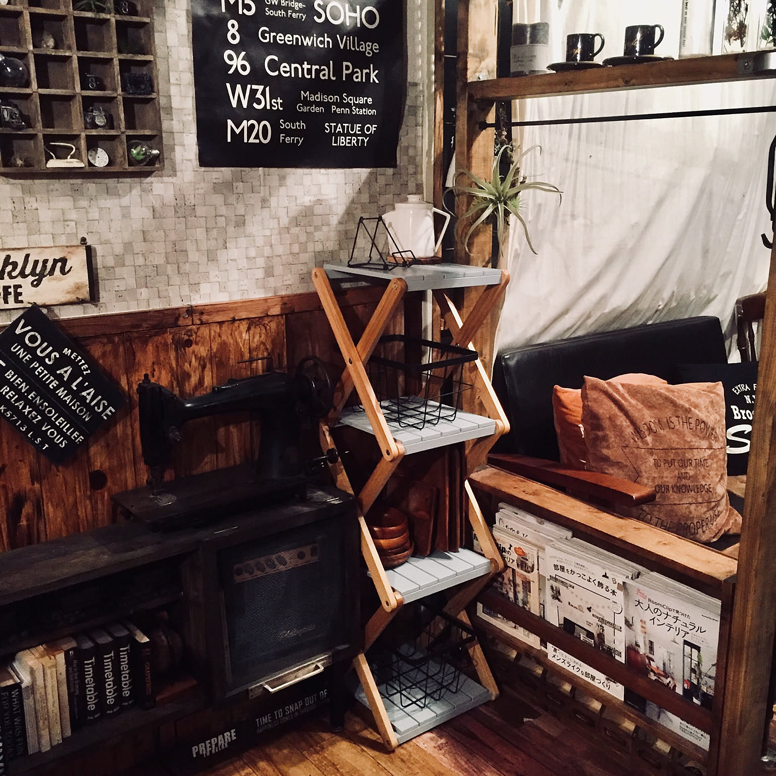 DIY 折りたたみラックのインテリア・手作りの実例 ｜ RoomClip（ルーム