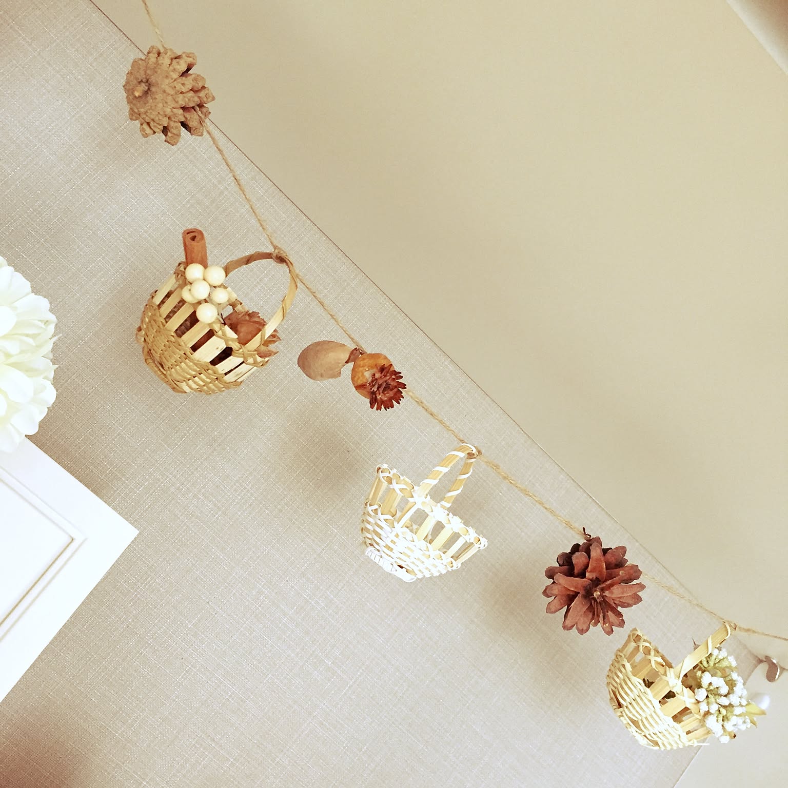 おまとめ☆Garland #376 ポポラスと木の実のガーランド