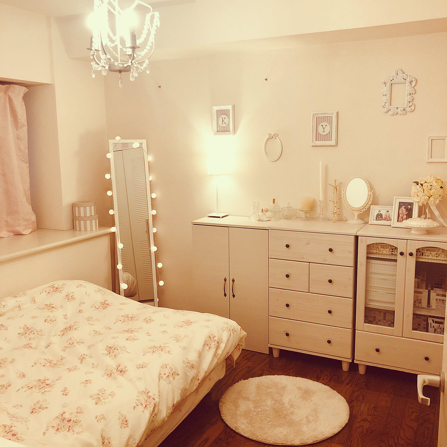 IKEA 姫系インテリアのインテリア実例 ｜ RoomClip（ルームクリップ）