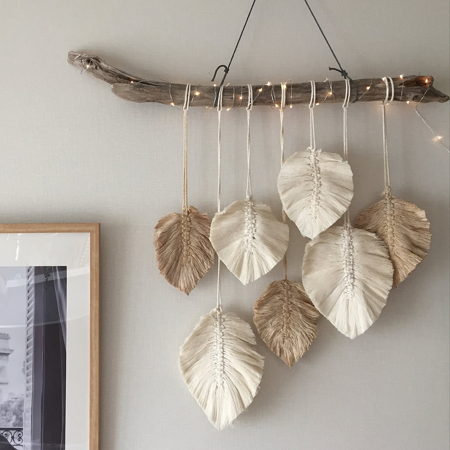 マクラメタペストリー　ガーランドリーフ 0_d3bc7a80b75568b0fba6c8f763a7