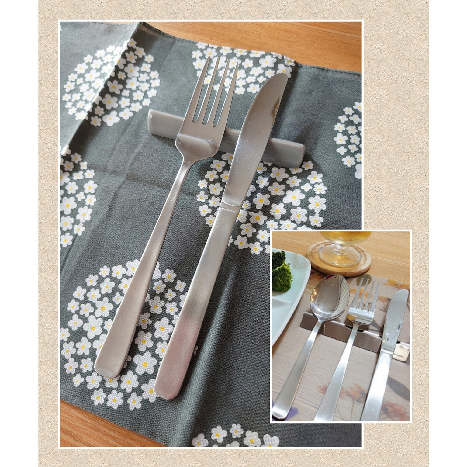 Sarah Grace クリスタル カトラリーレスト 5個セット キッチン