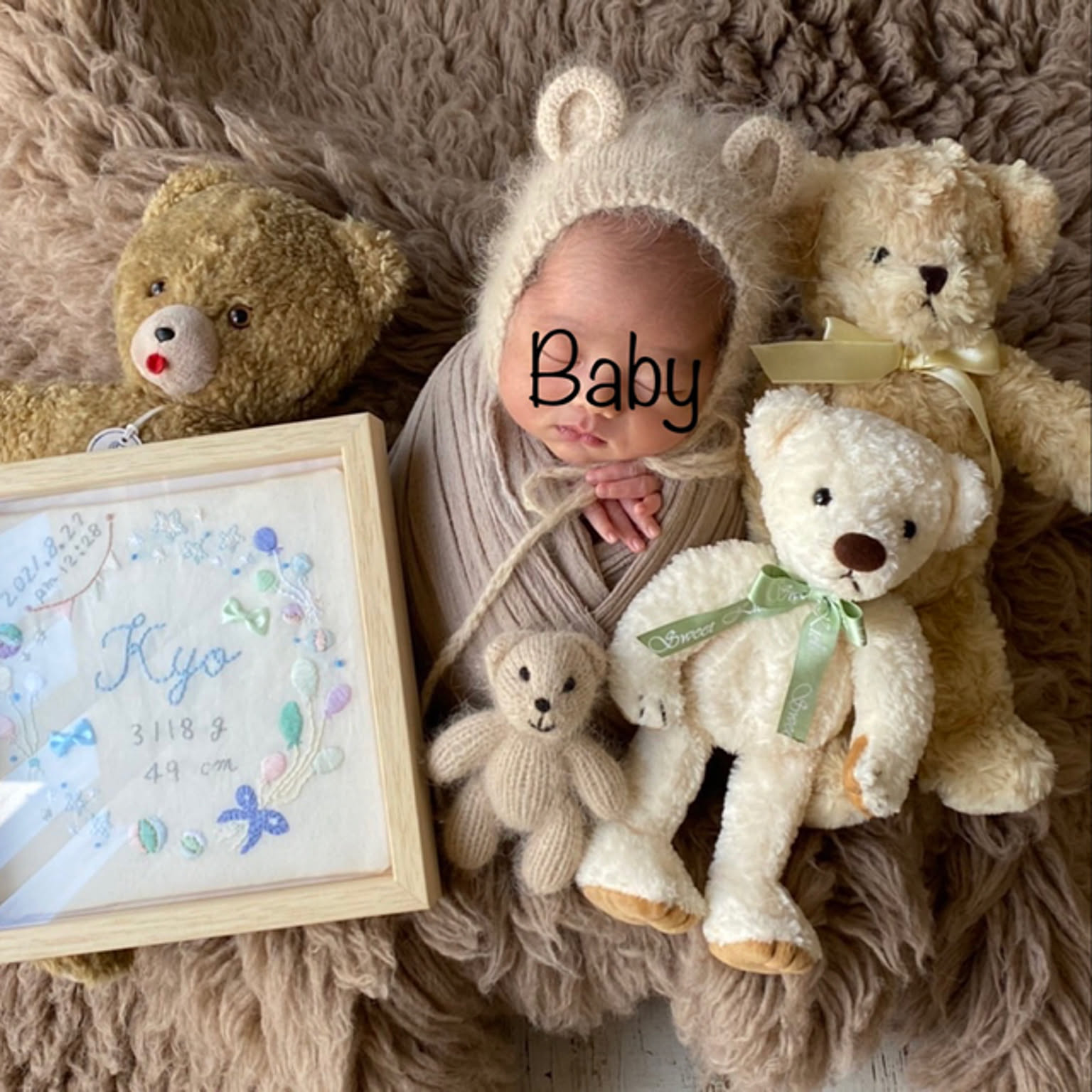 ドライフラワー アーチ風 スワッグ ニューボーンフォト 壁掛け 多から  