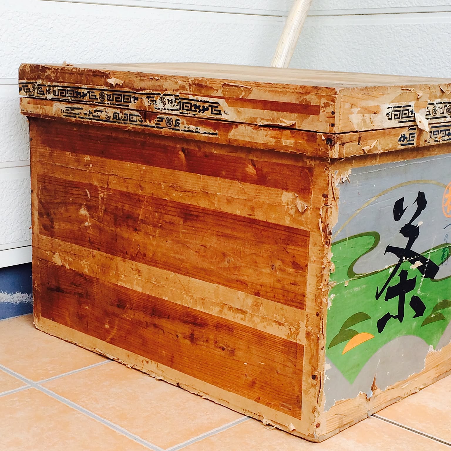 リメイク 茶箱のおしゃれなアレンジ・飾り方のインテリア実例