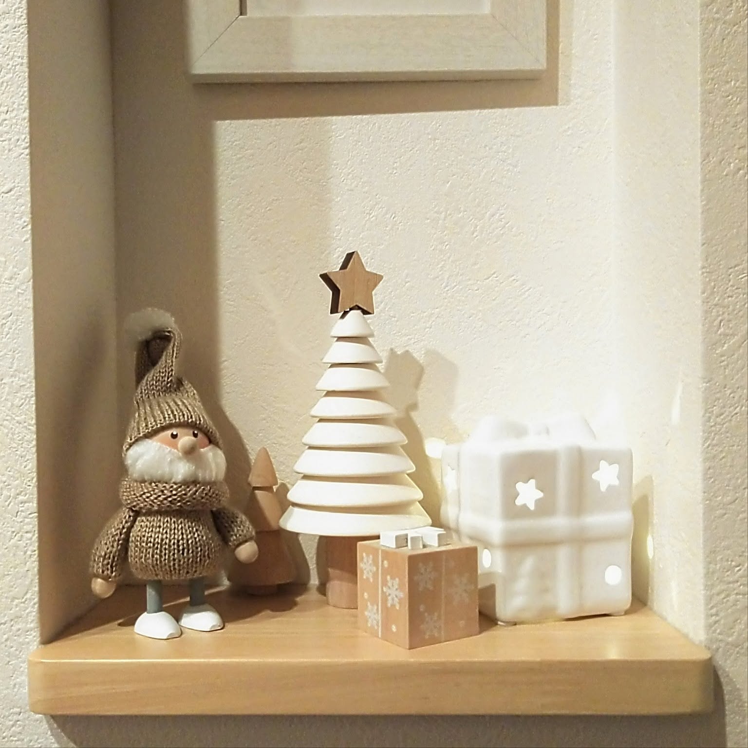 ♥♡*クリスマス飾り**☆♡♥ クリスマス/ノルディカニッセ/ニッセサンタ/玄関ニッチ/クリスマス