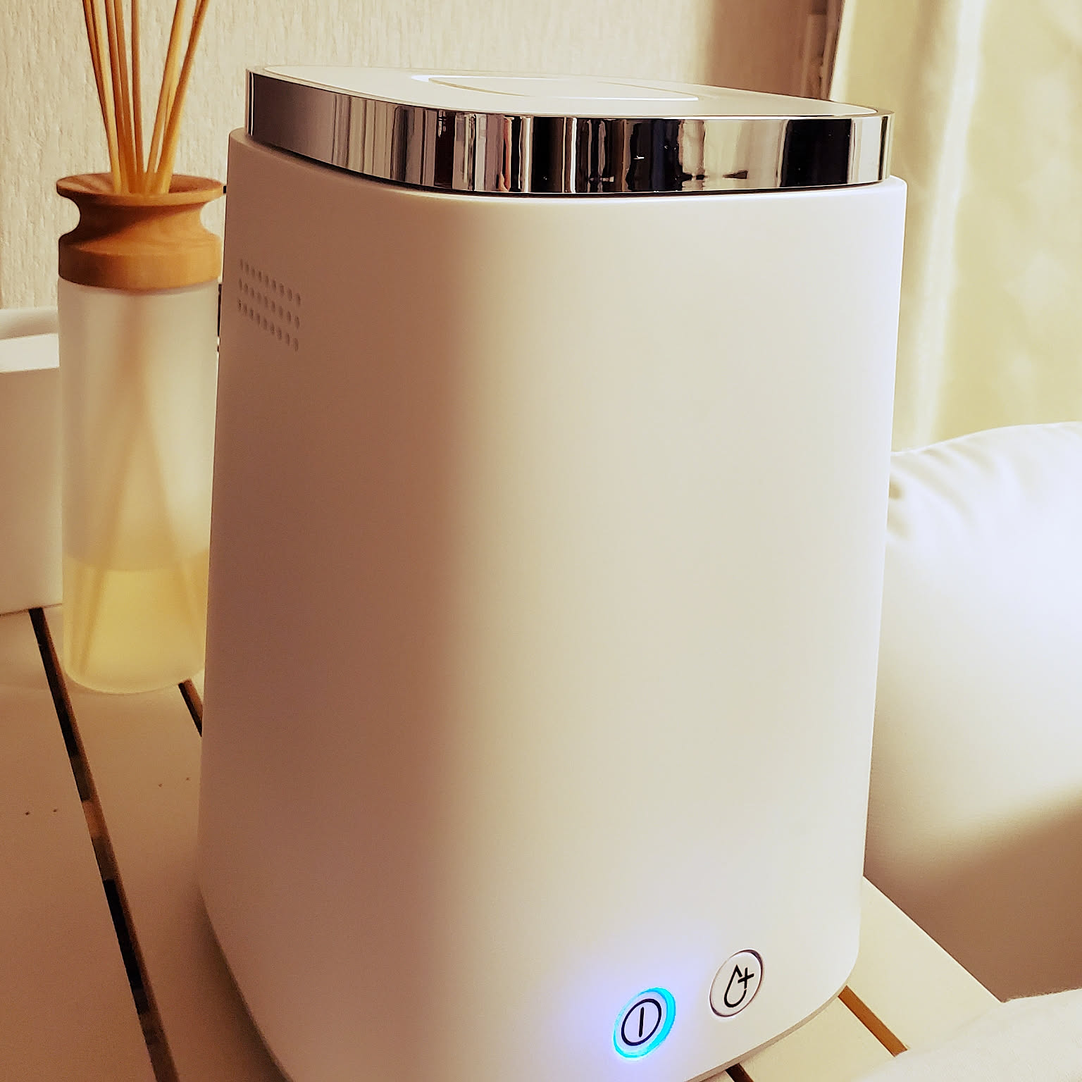 山善 YAMAZEN（山善）上部給水式 スチーム式加湿器 まるごと