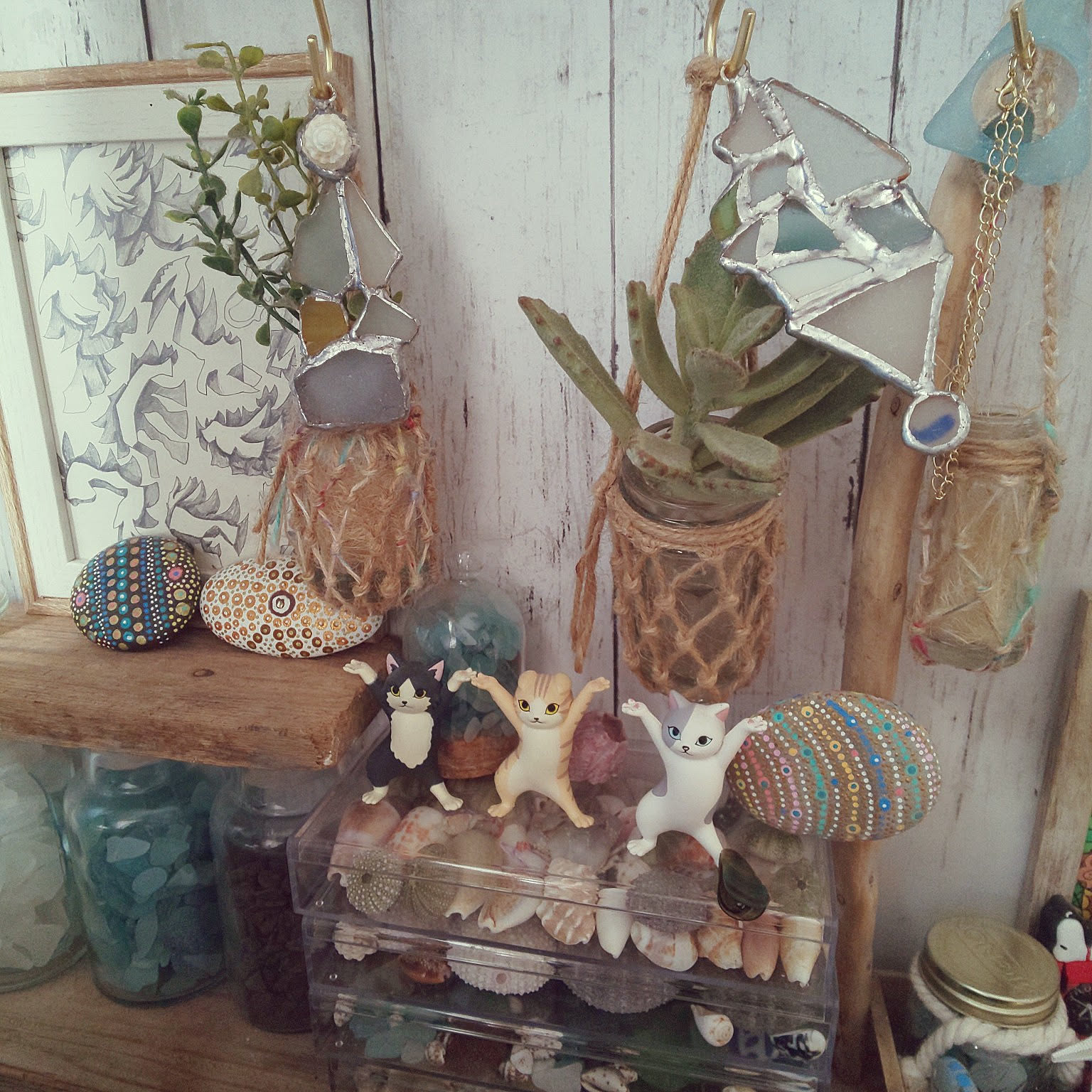 貝殻 流木のおしゃれなアレンジ・飾り方のインテリア実例 ｜ RoomClip