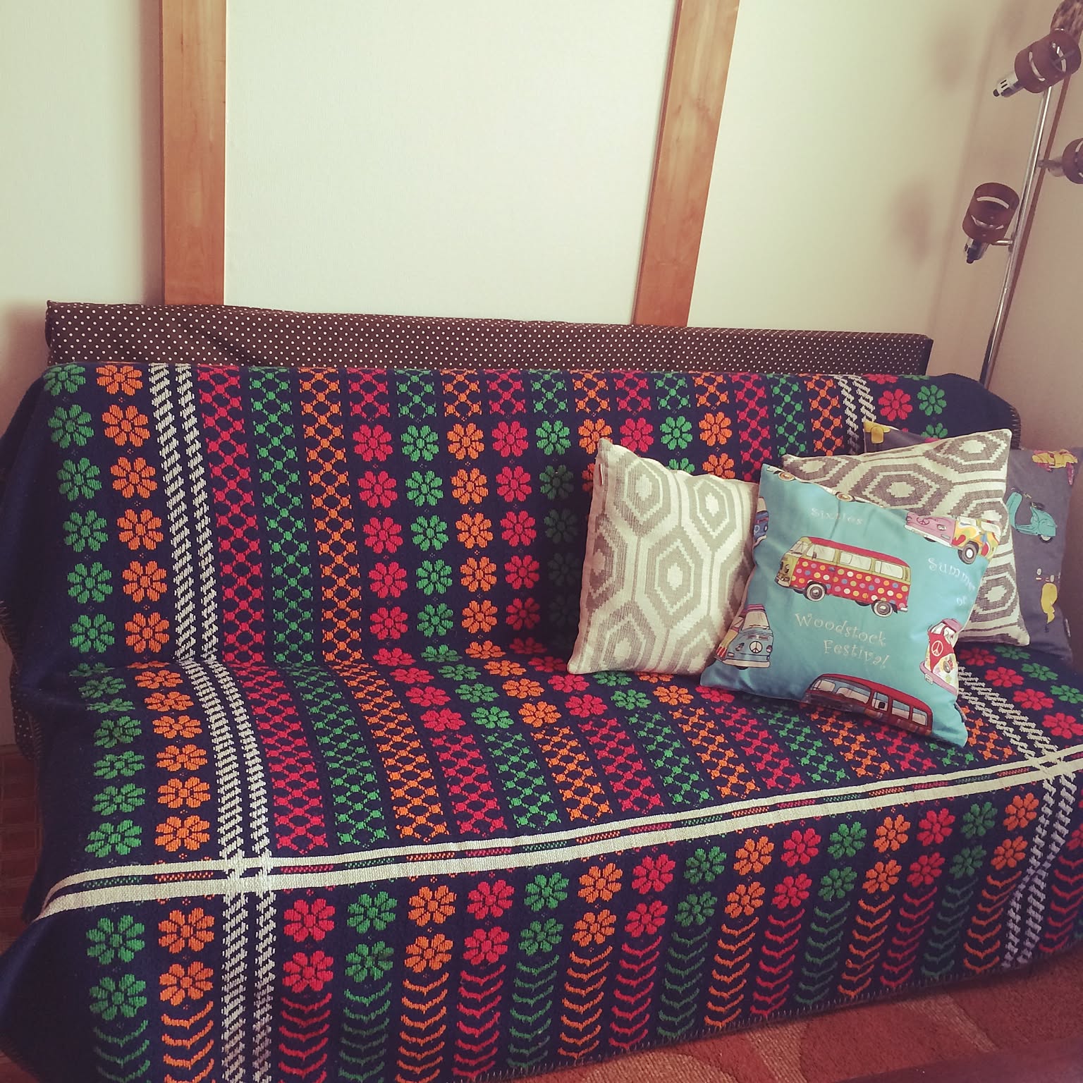 こたつふとん カバー レトロ 昭和レトロ こたつ 上掛け 内藤ルネ