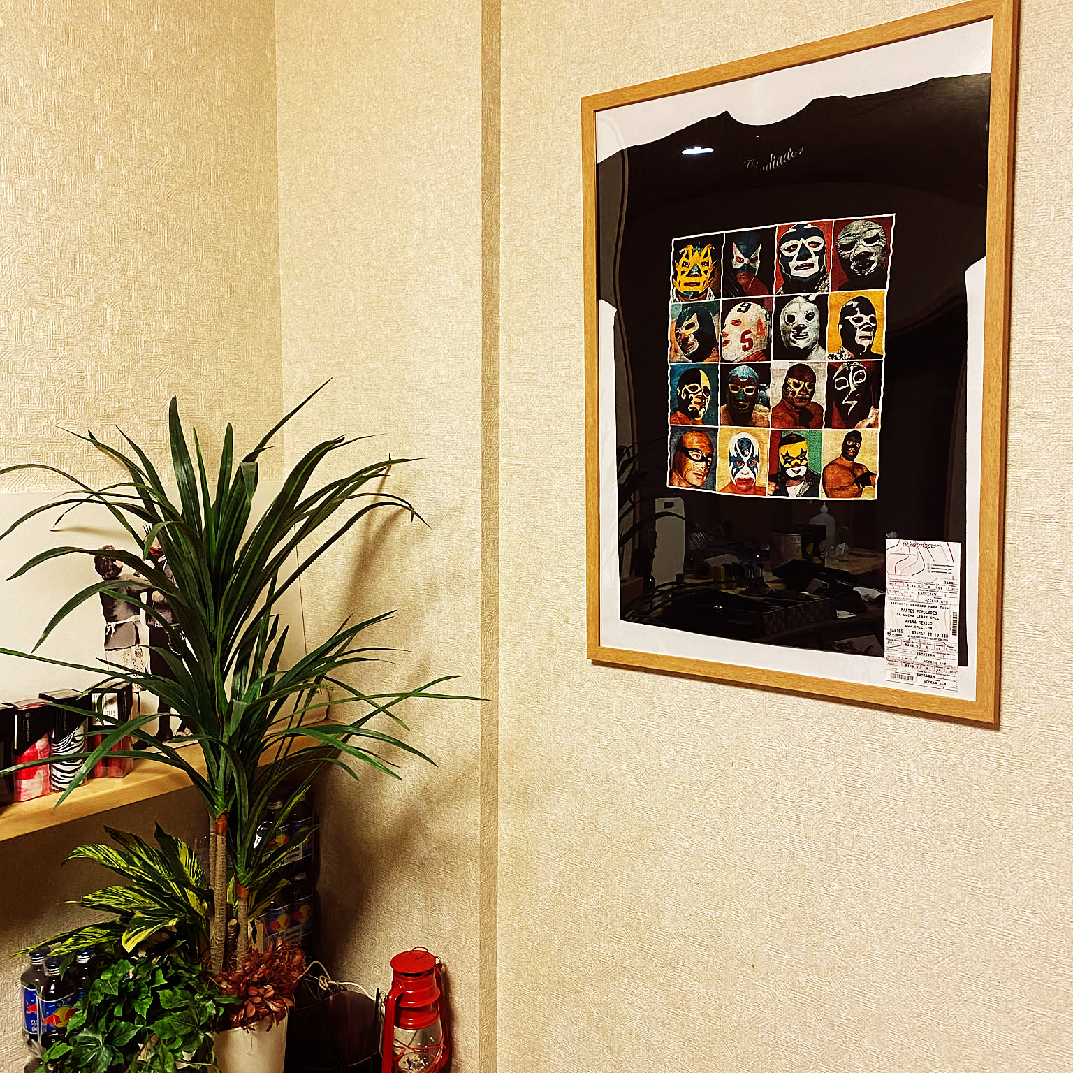 服を飾る/服を愛する/Tシャツを額に/Tシャツを飾る/一人暮らしなど